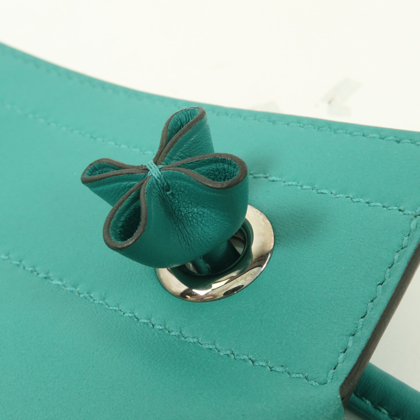 HERMES Swift皮革Aline Mini肩背袋Menthe
