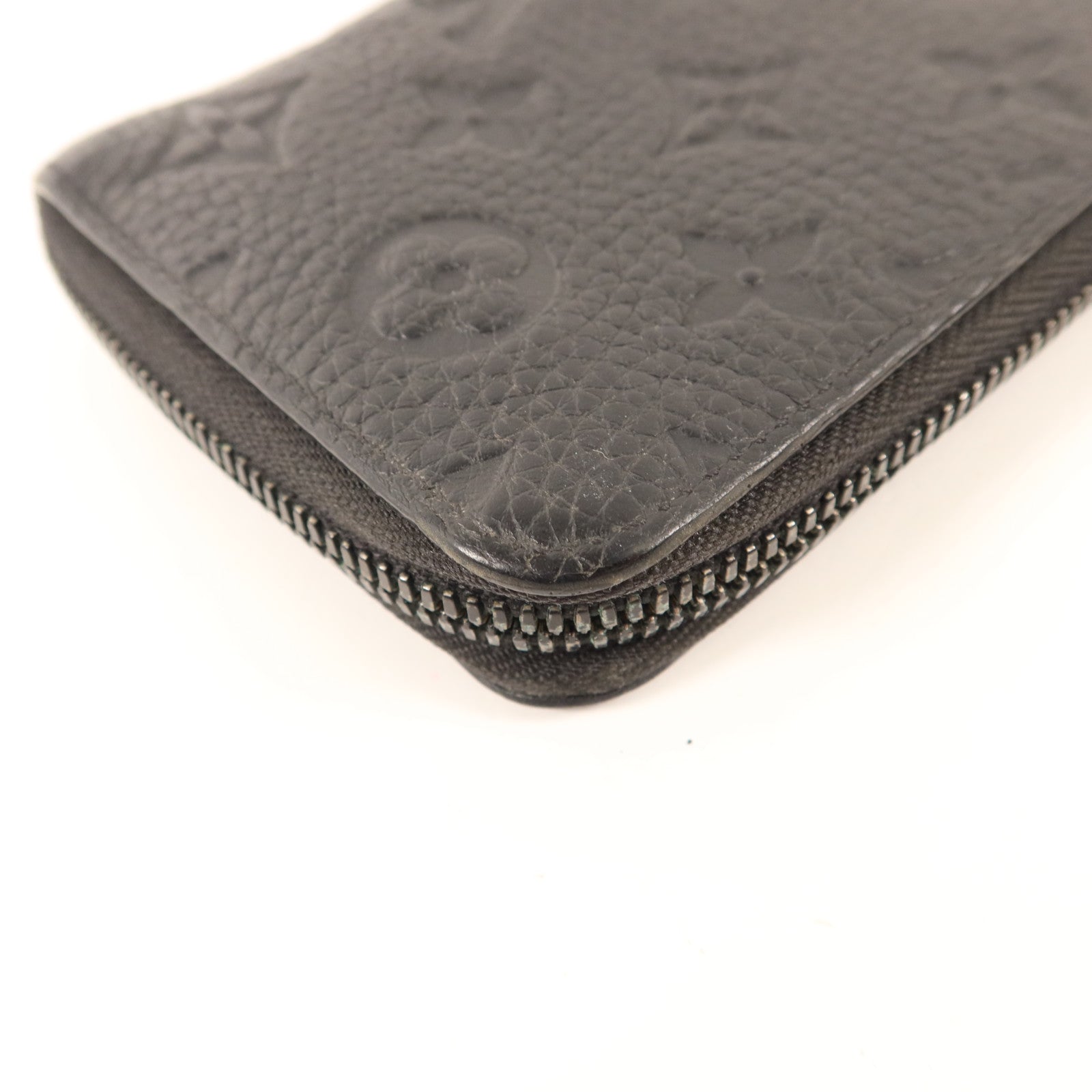 LOUIS VUITTON Monogram Taurillon Zippy Vertical Wallet長錢包