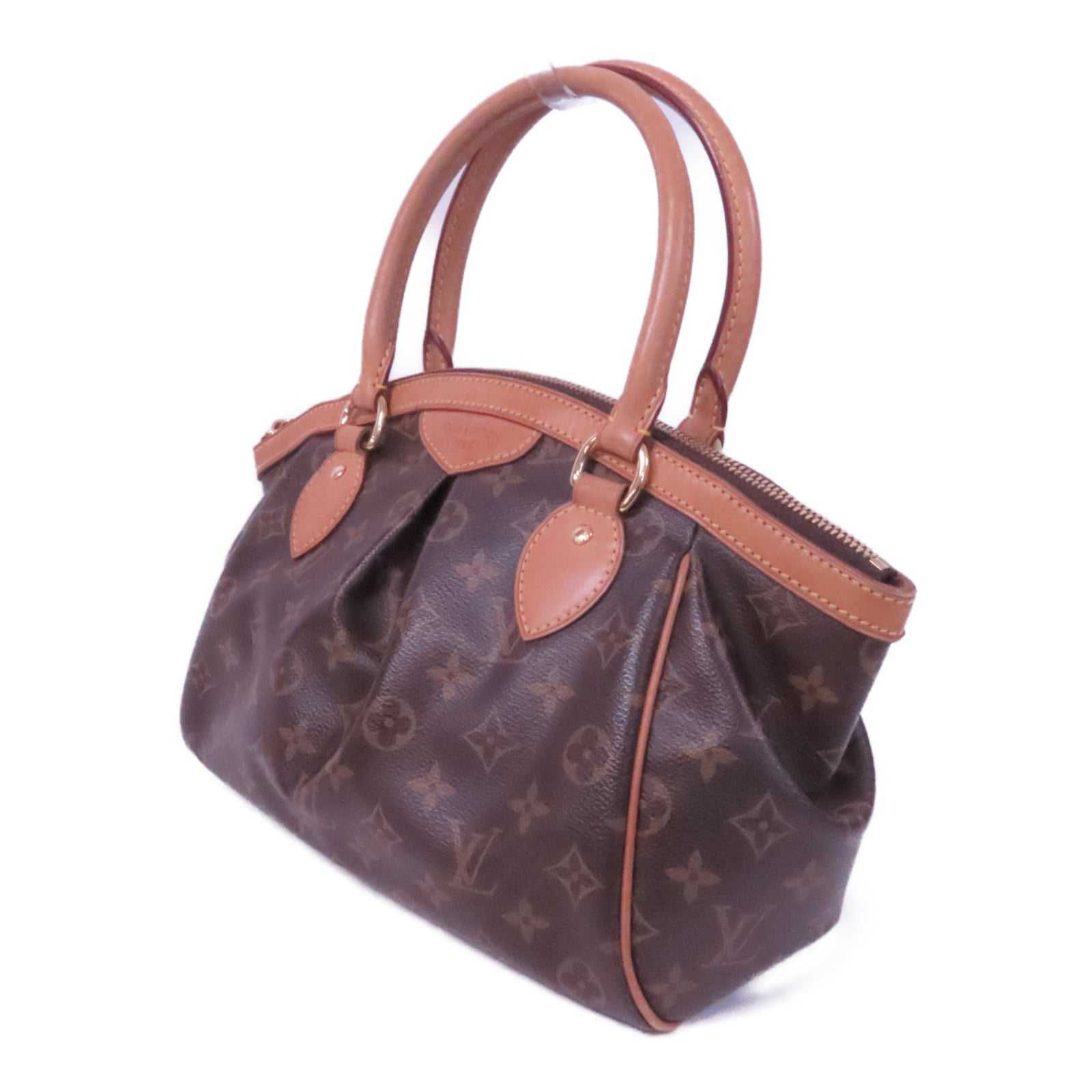 LOUIS VUITTON 【激減優惠】Monogram Tivoli PM金扣手挽袋啡色