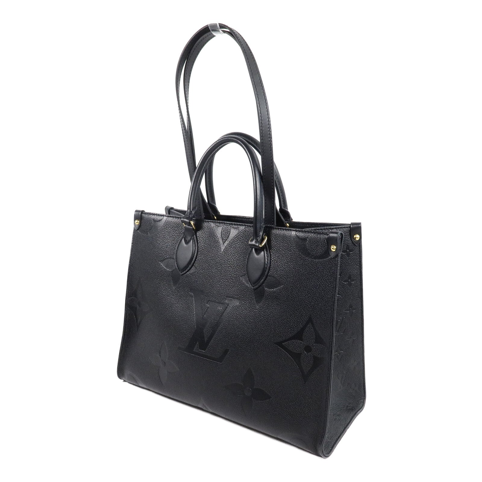 LOUIS VUITTON Monogram Empreinte On The Go MM手挽肩背兩用袋