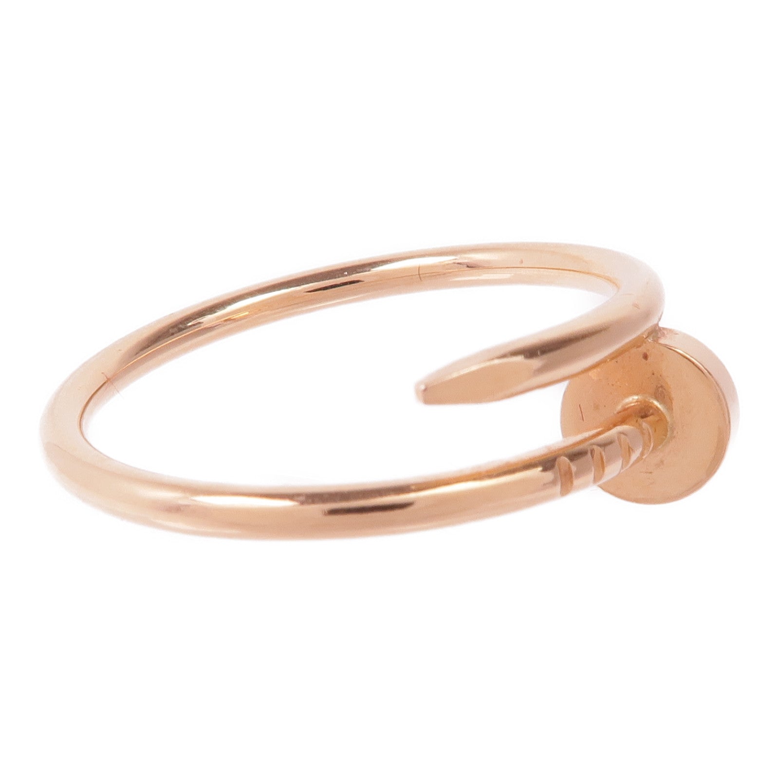 CARTIER 18K玫瑰金Juste un Clou Ring戒指Cartier#58/US#8.5