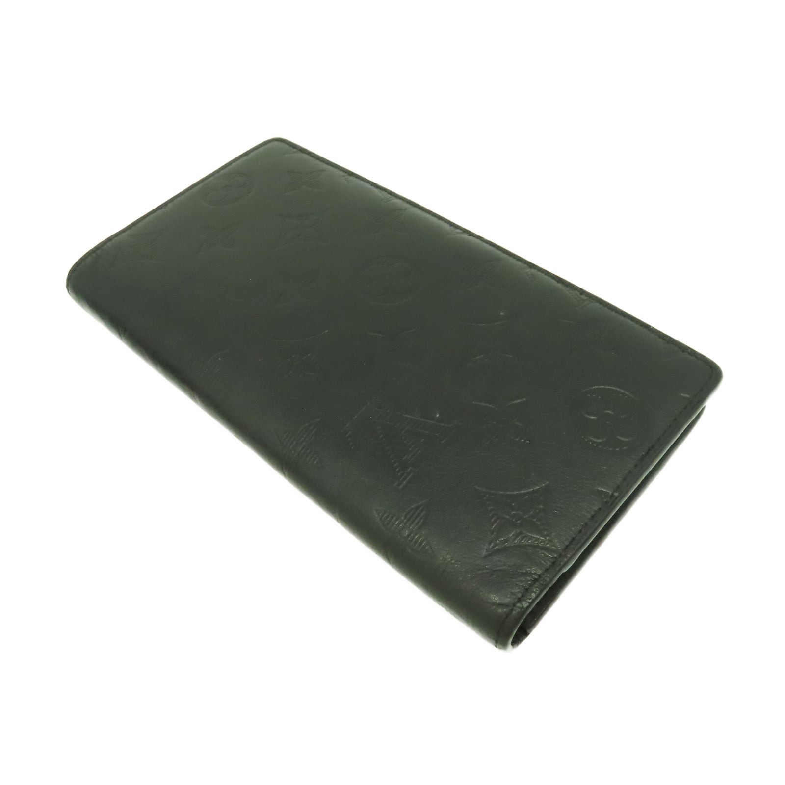 LOUIS VUITTON 【激減優惠】Monogram Shadow Brazza長錢包黑色