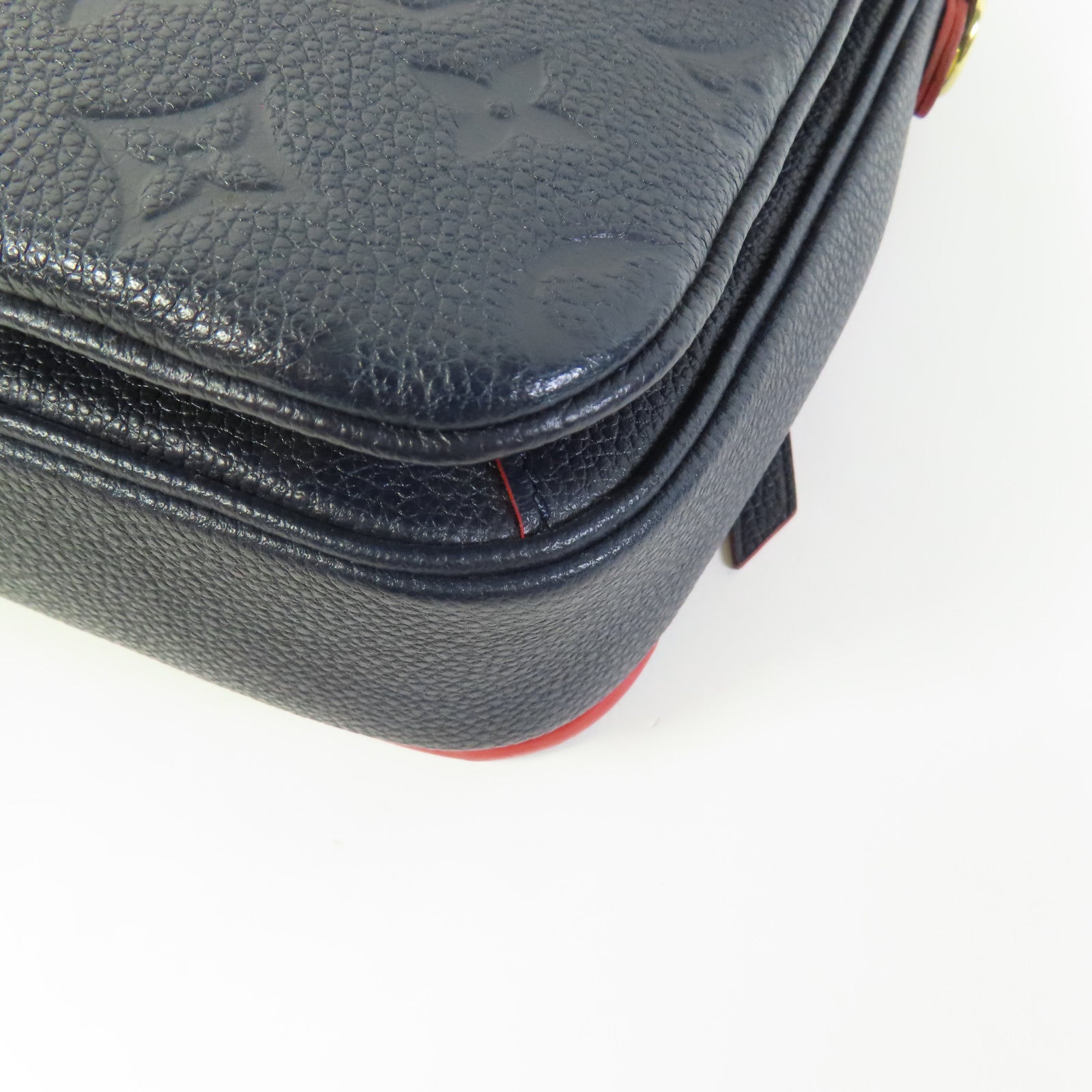 LOUIS VUITTON LV GHW Pochette Metis 2 Way Bag M44071 Monogram Empreinte Navy