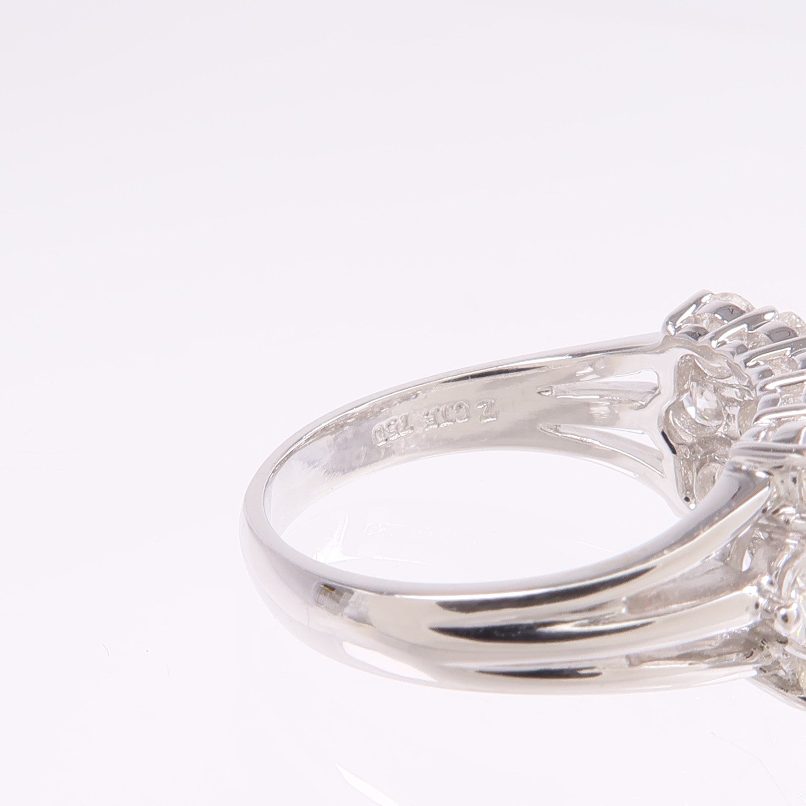 JEWELRY 18K白金Diamond Ring鑽石戒指US#6