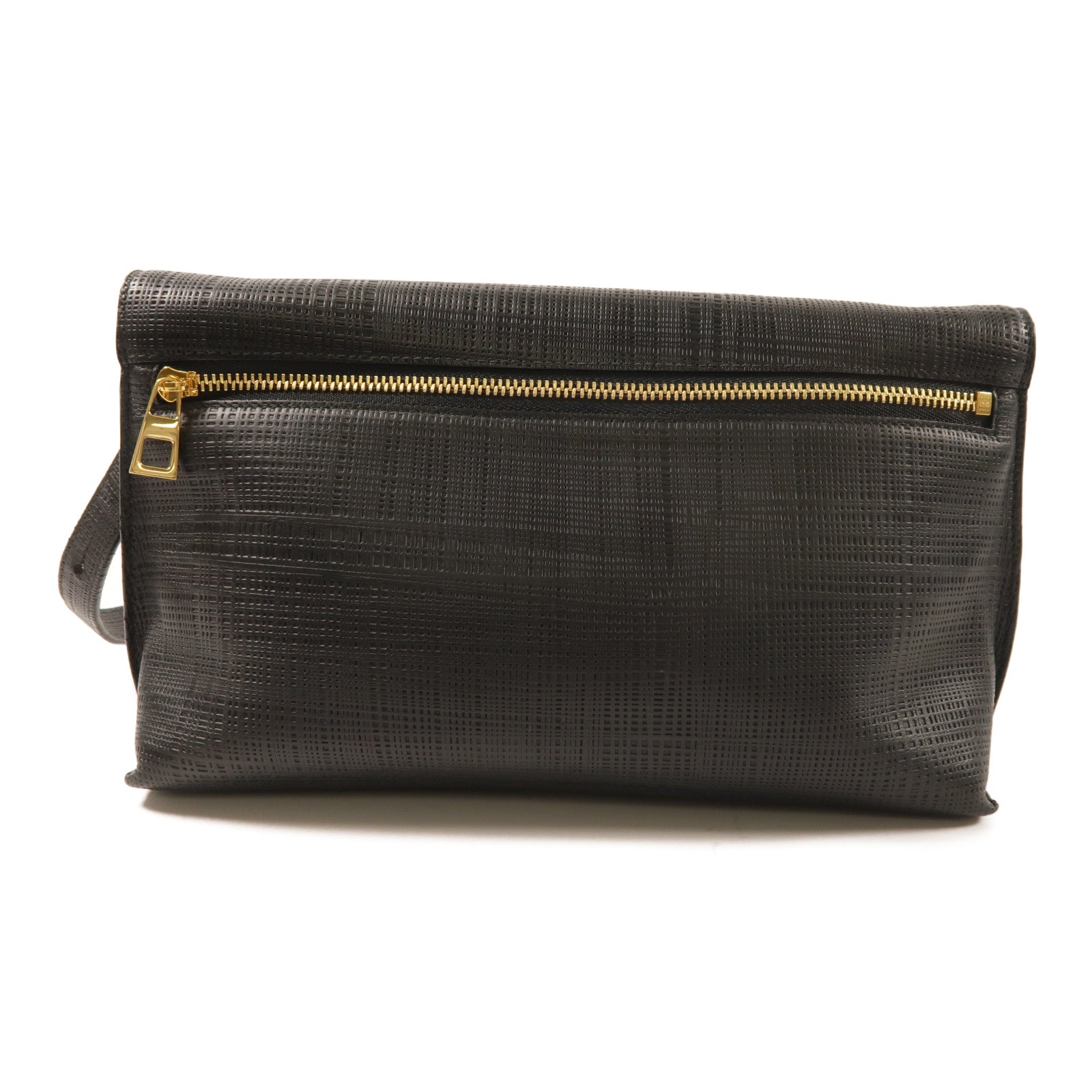 LOEWE 牛皮皮革Anagram金扣肩背袋