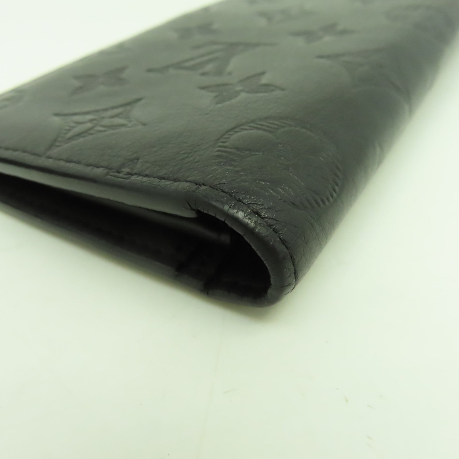 LOUIS VUITTON 【激減優惠】Monogram Shadow Brazza長錢包黑色