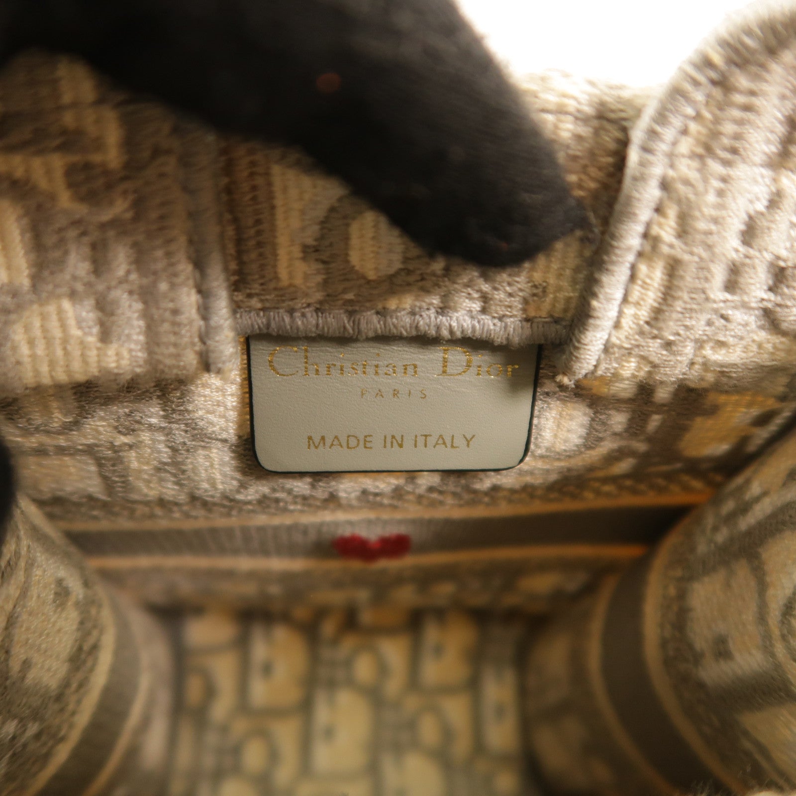 Dior 帆布Mini Book Tote肩背袋