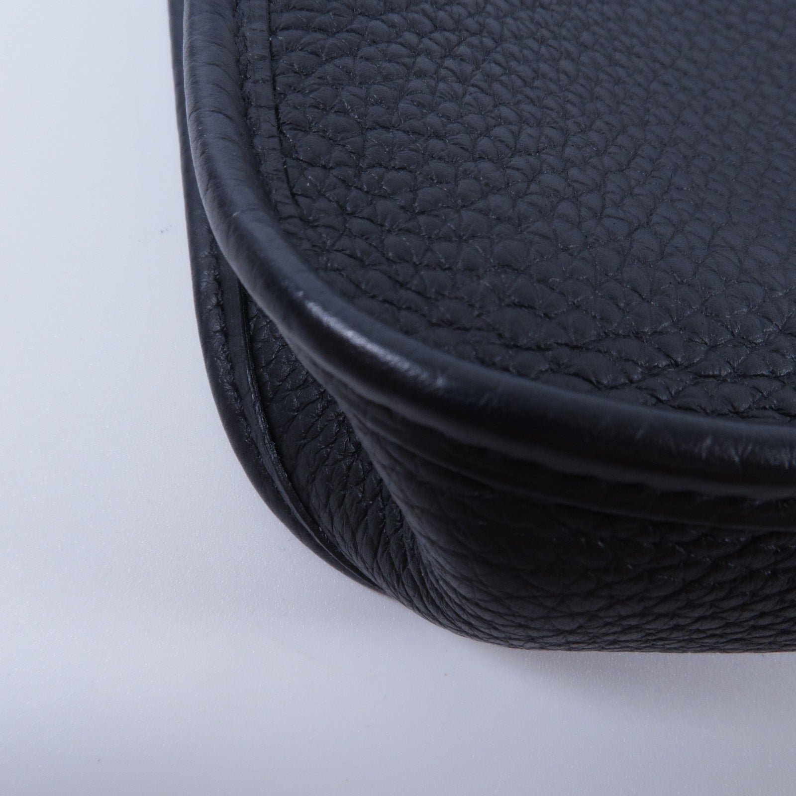 HERMES Clemence皮革Evelyne TPM肩背袋Noir