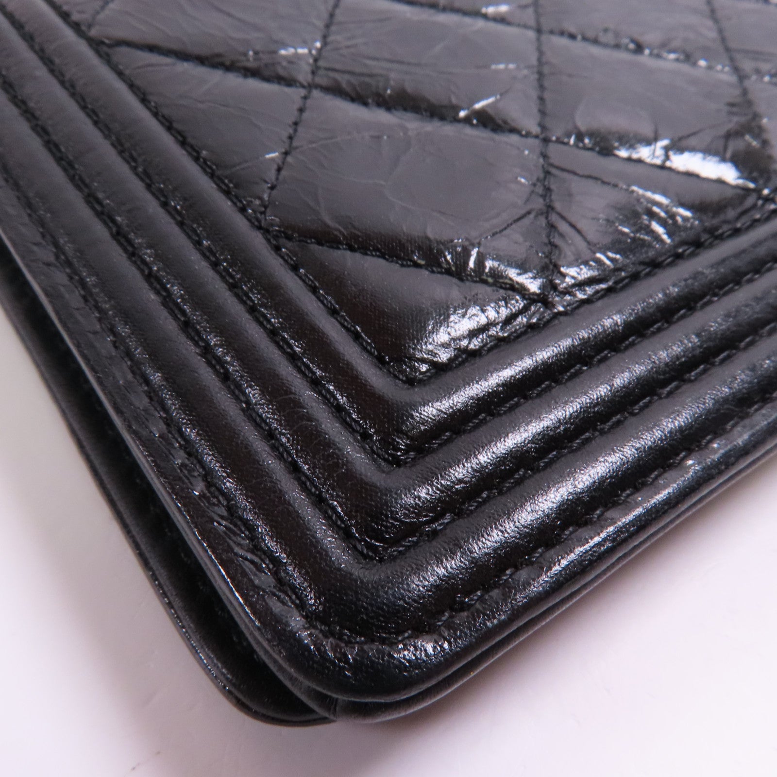 CHANEL 塗層帆布Long Wallet長錢包