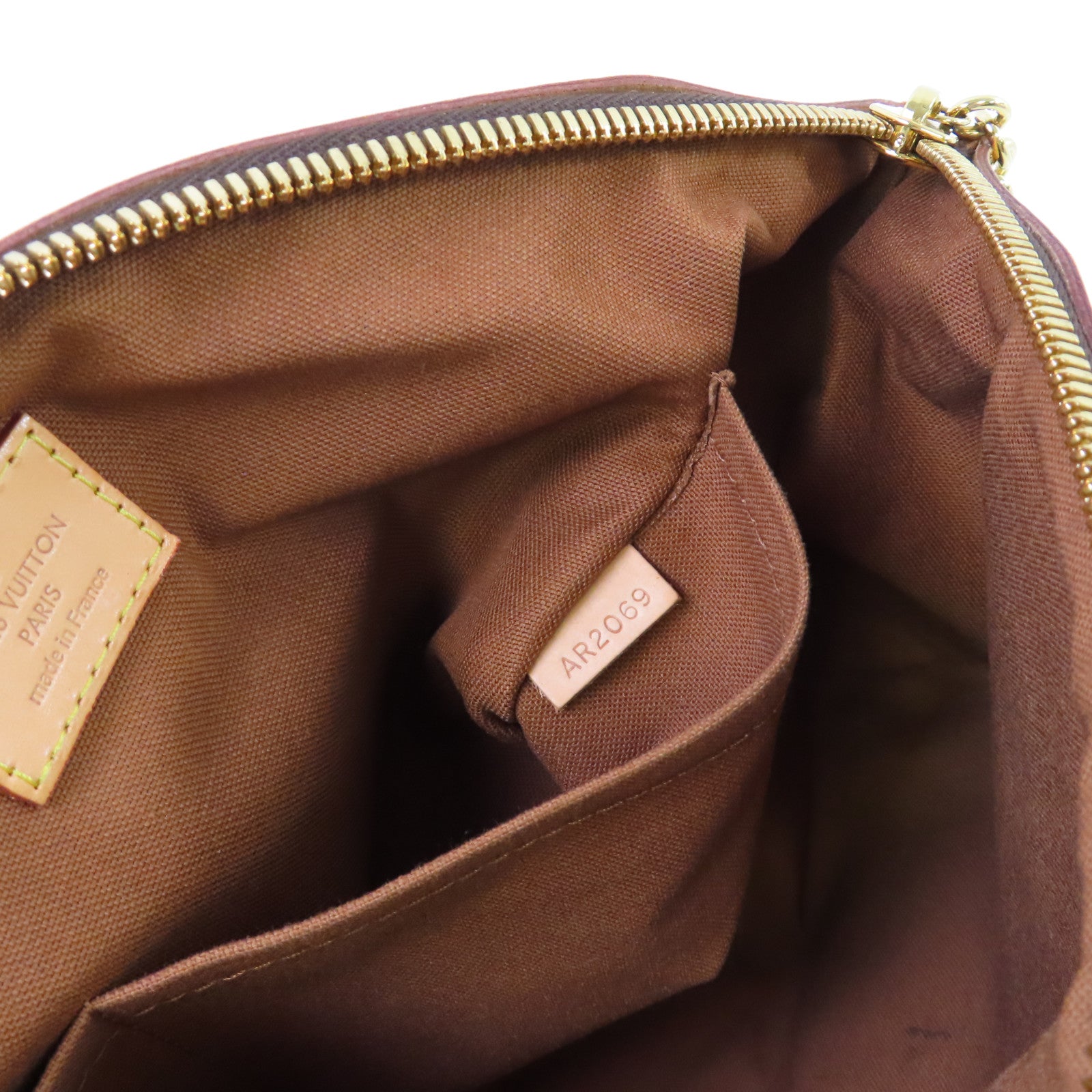 LOUIS VUITTON Monogram Tivoli PM Hand Bag金扣手挽袋啡色