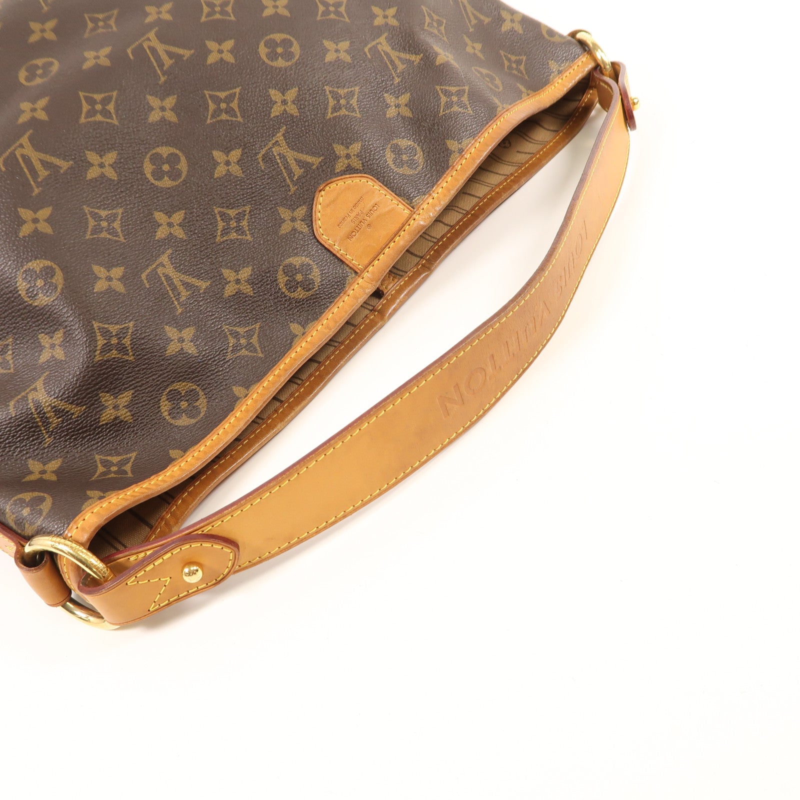 LOUIS VUITTON LV GHW Delightfull PM Shoulder Bag M40352 Monogram Brown