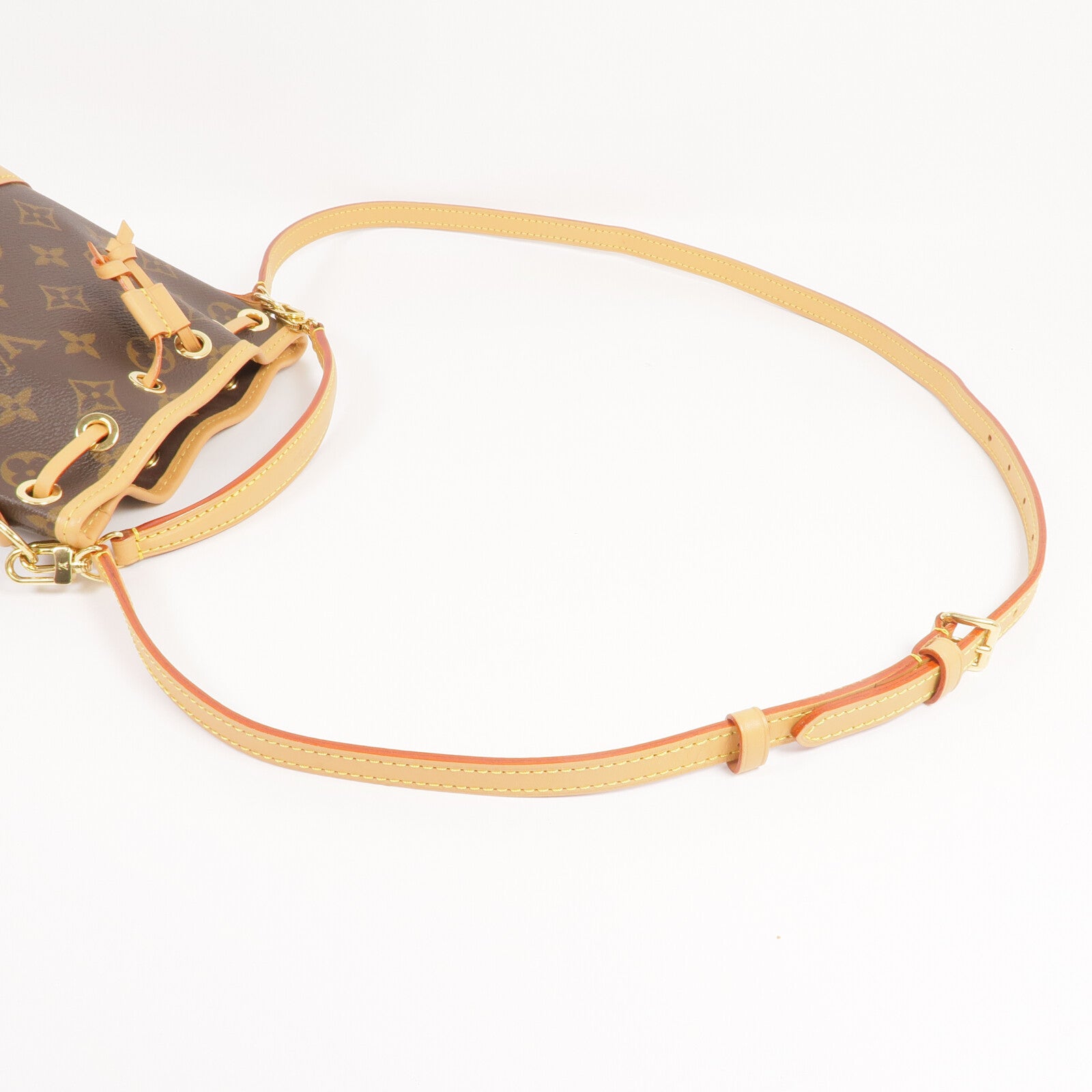 LOUIS VUITTON Monogram Nano Noe金扣手挽肩背兩用袋