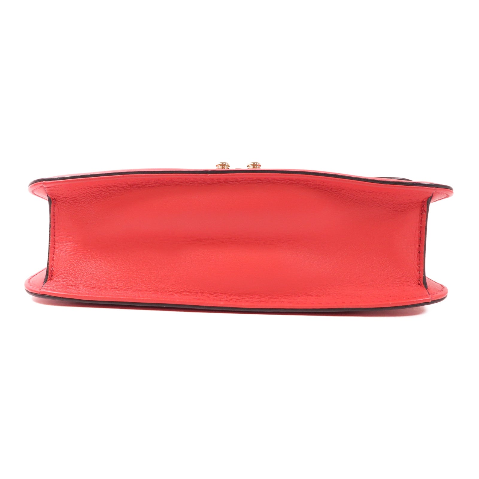 Valentino 牛皮皮革Shoulder Bag金扣鏈帶肩背袋