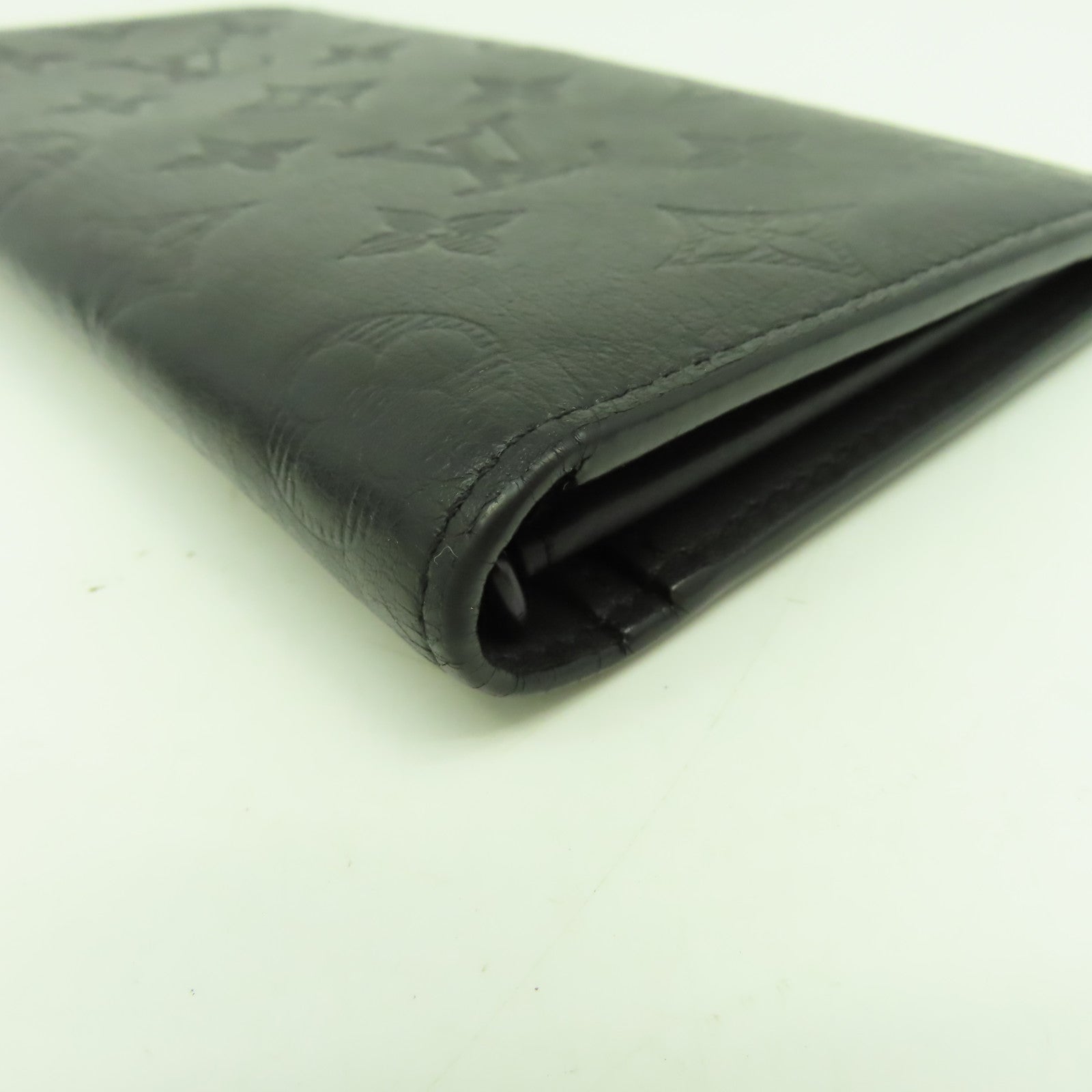 LOUIS VUITTON 【激減優惠】Monogram Shadow Brazza長錢包黑色