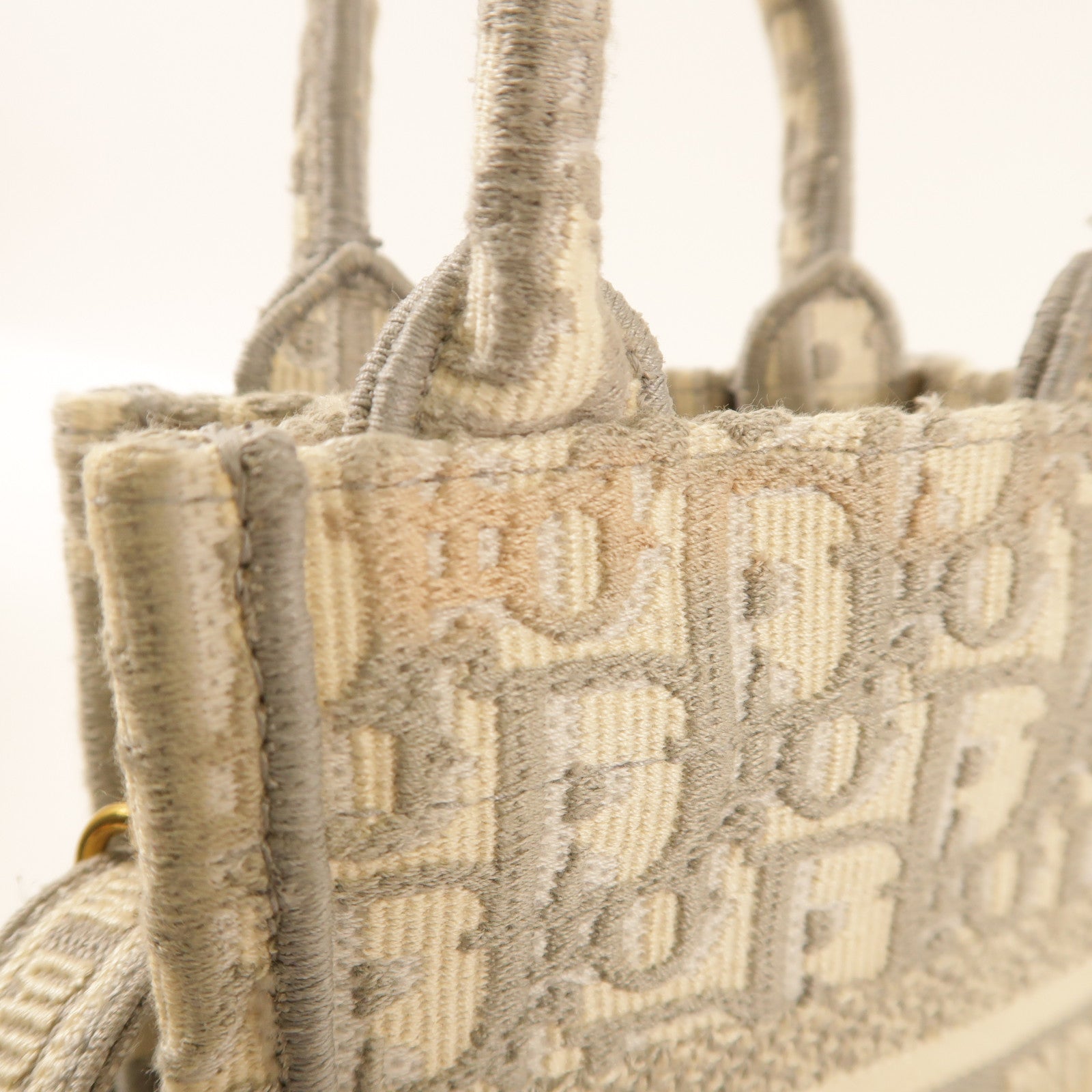 Dior 帆布Mini Book Tote肩背袋