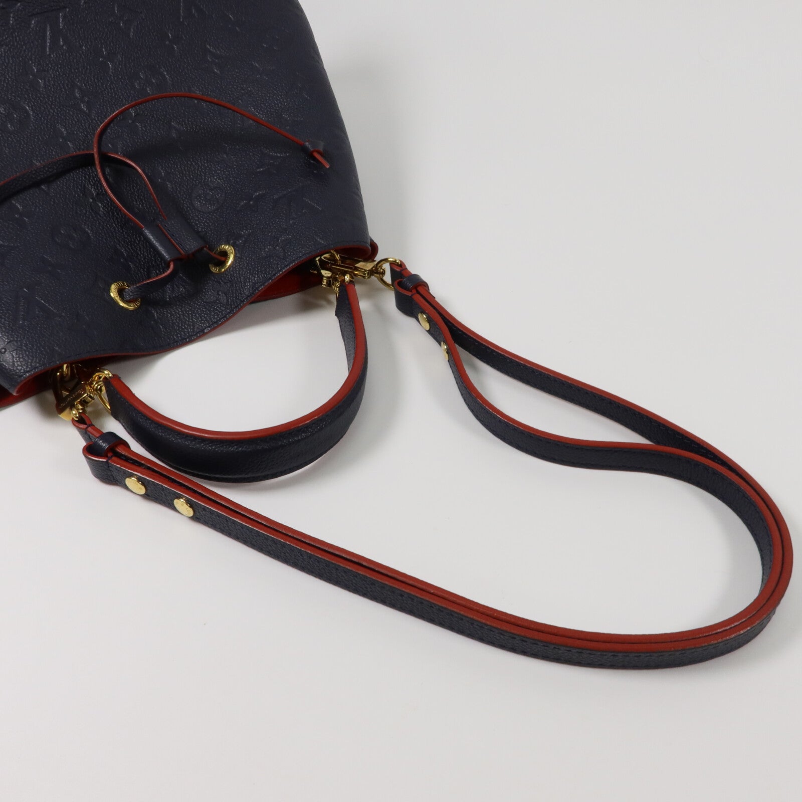 LOUIS VUITTON Monogram Empreinte Neo Noe MM手挽肩背兩用袋