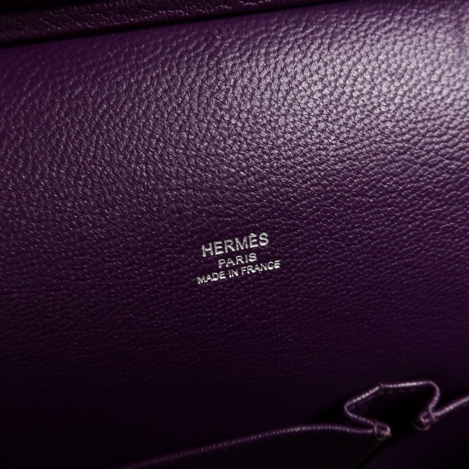 HERMES Clemence皮革Jypsiere 28肩背袋Anemone