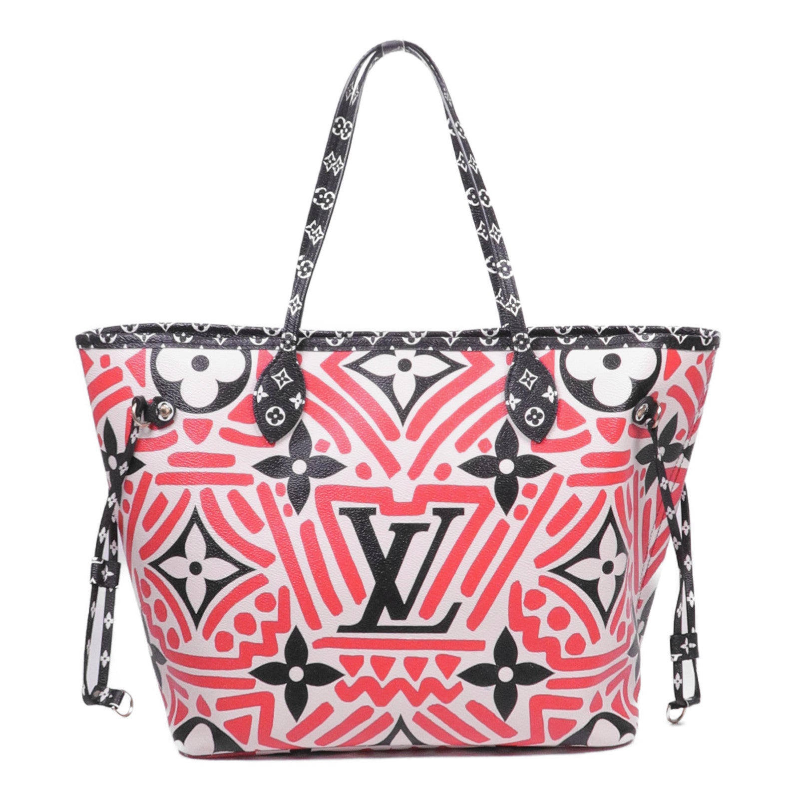 LOUIS VUITTON Monogram Giant Crafty Neverfull MM金扣手挽袋