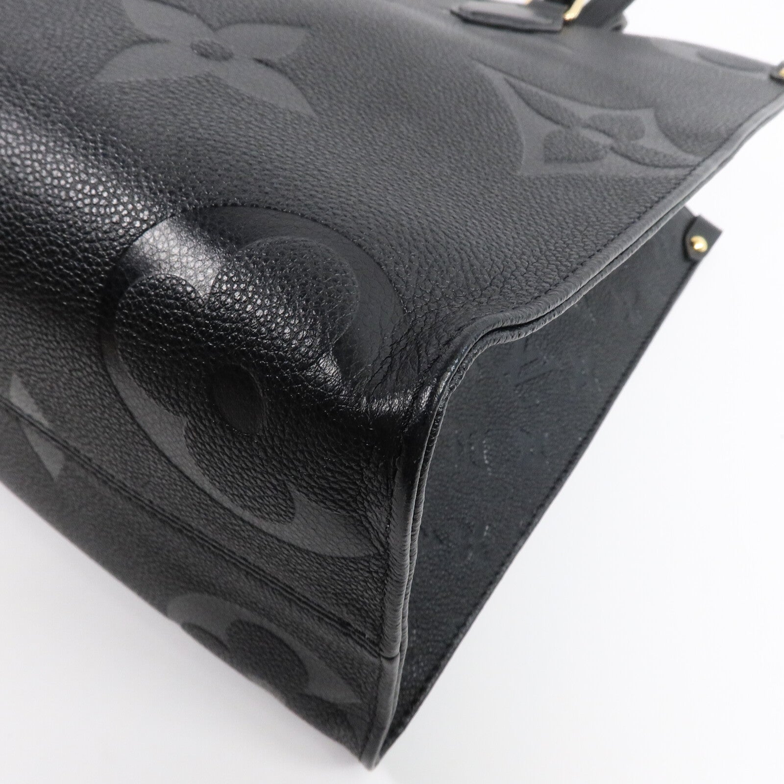 LOUIS VUITTON Monogram Empreinte On The Go MM手挽肩背兩用袋