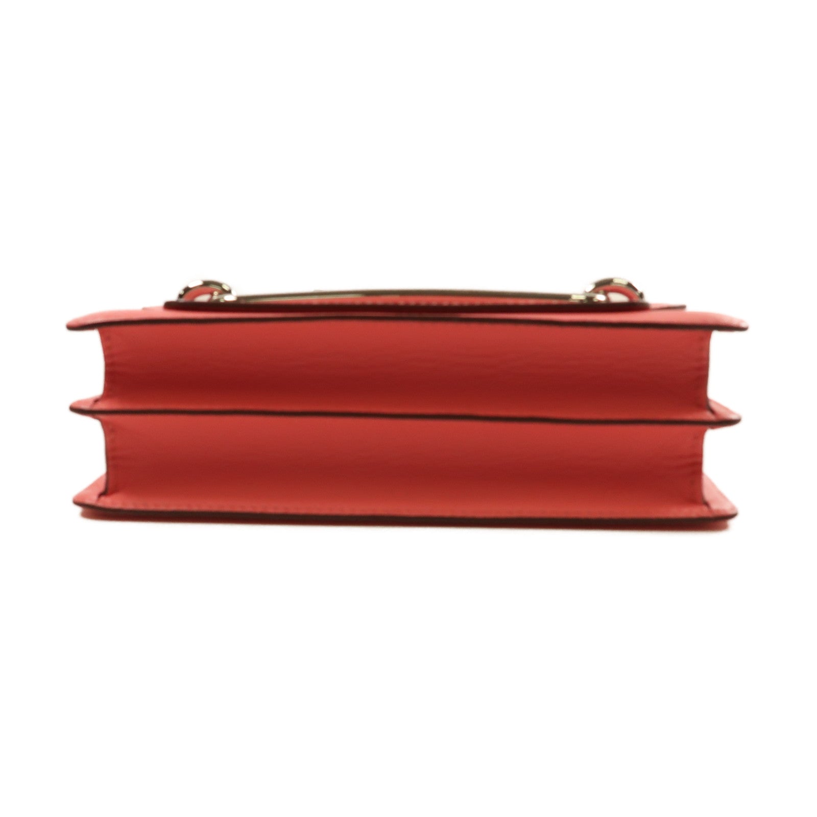 HERMES Evercolor皮革Roulis 23金扣肩背袋Rose Azalee杜鵑粉