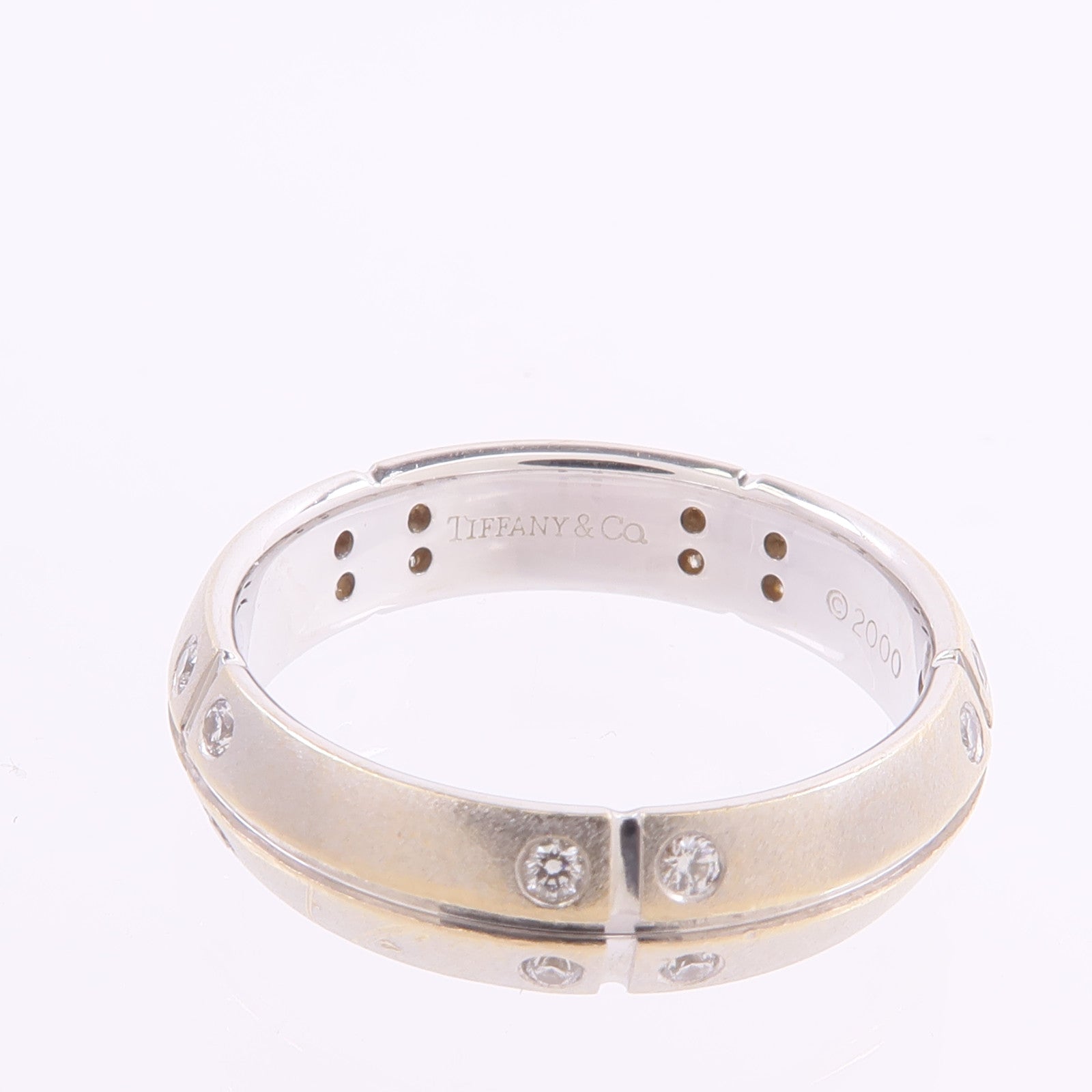 TIFFANY＆CO 18K白金Streamerica Diamond鑽石戒指