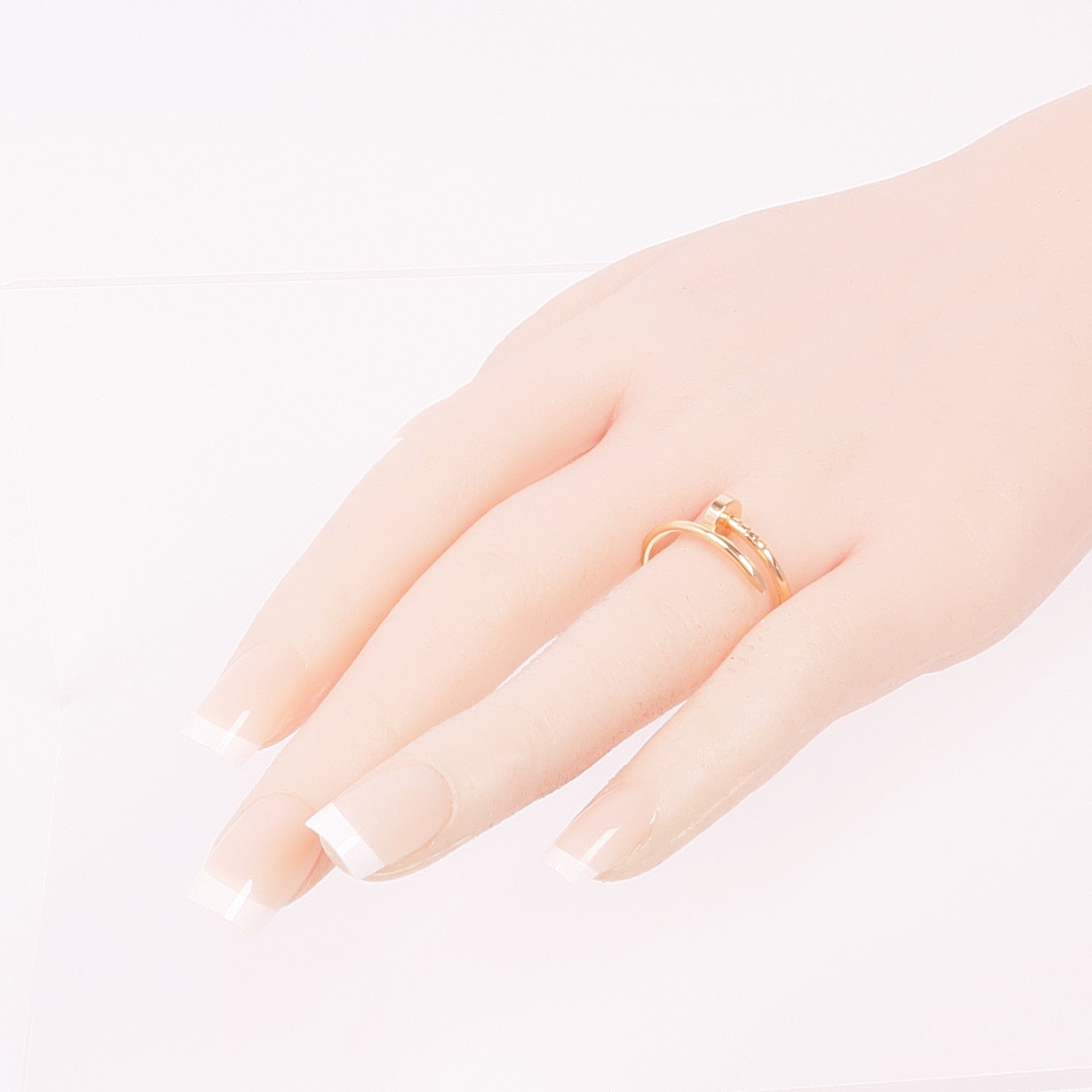 CARTIER 18K玫瑰金Juste un Clou Ring戒指Cartier#58/US#8.5