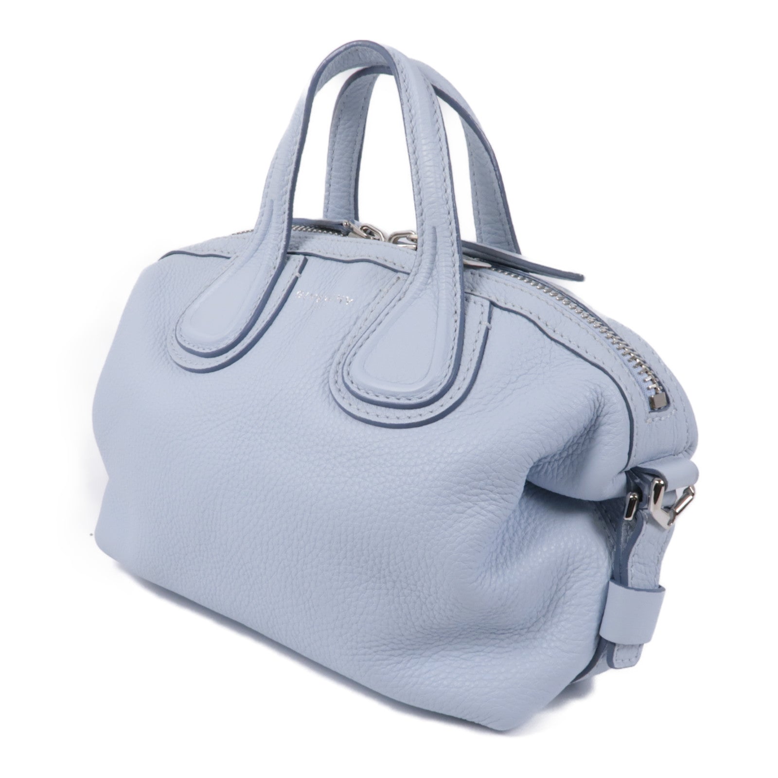 GIVENCHY 牛皮皮革2Way Shoulder Bag銀扣手挽肩背兩用袋