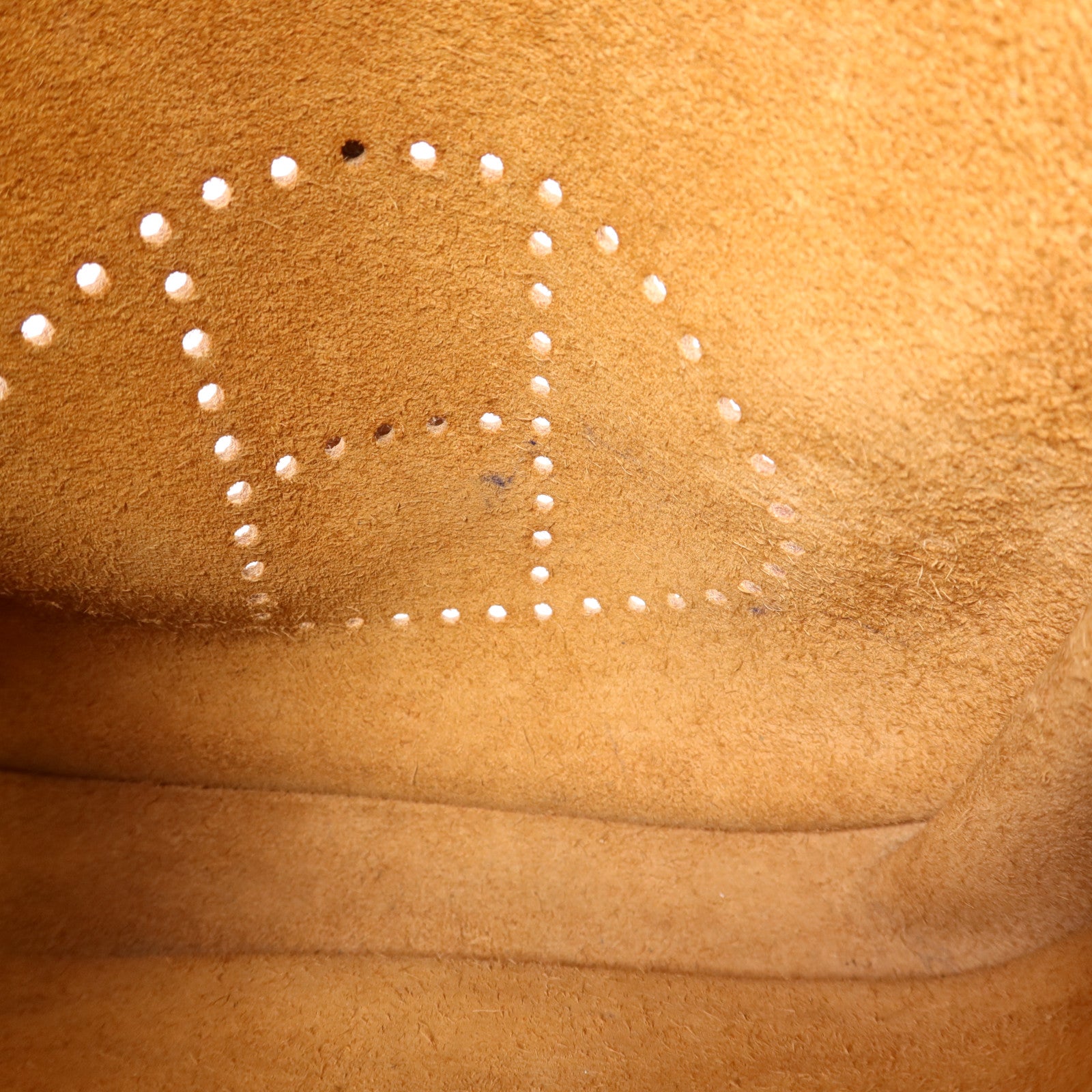 HERMES Clemence皮革Evelyne PM銀扣肩背袋Gold