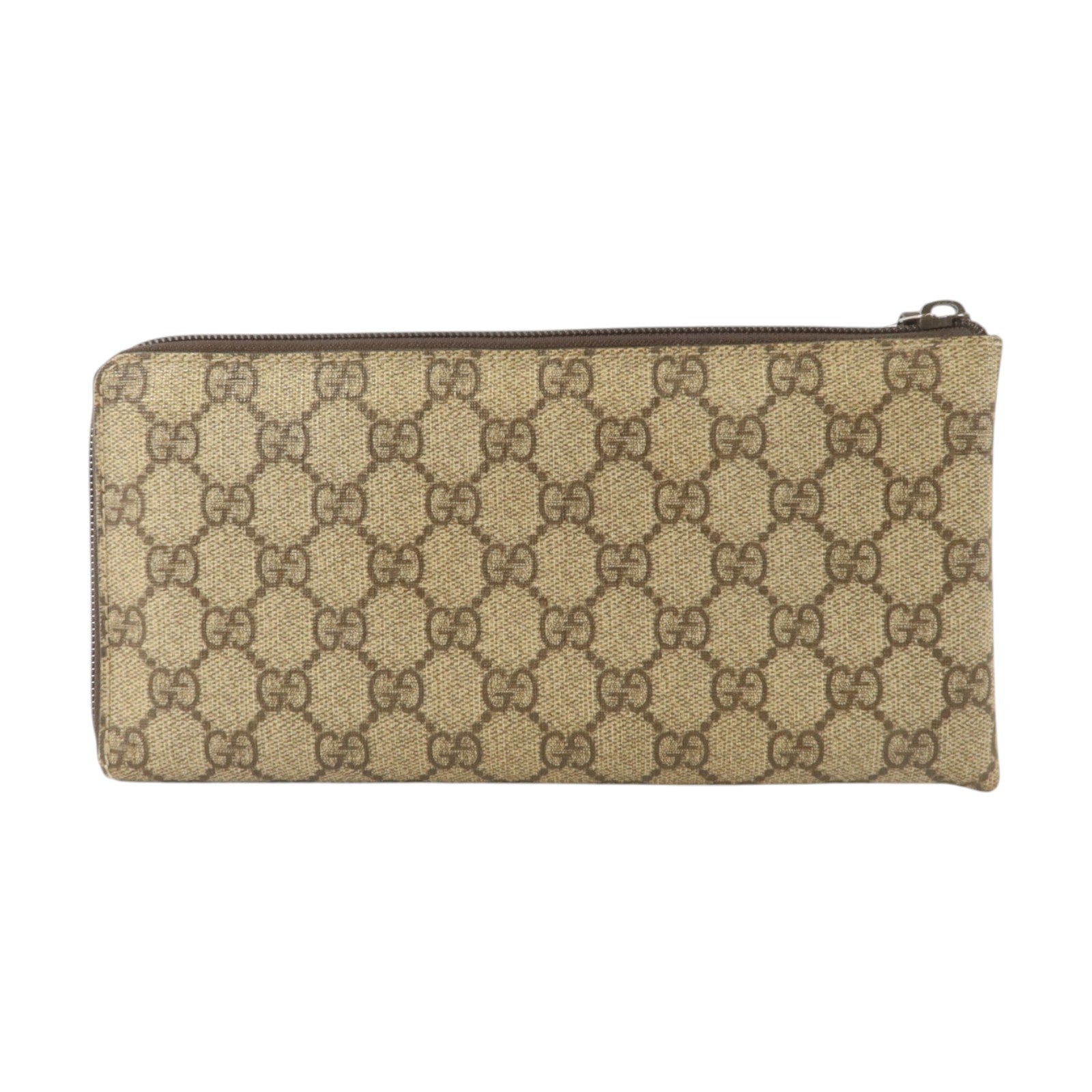 GUCCI 塗層帆布Long Zip Pouch小袋