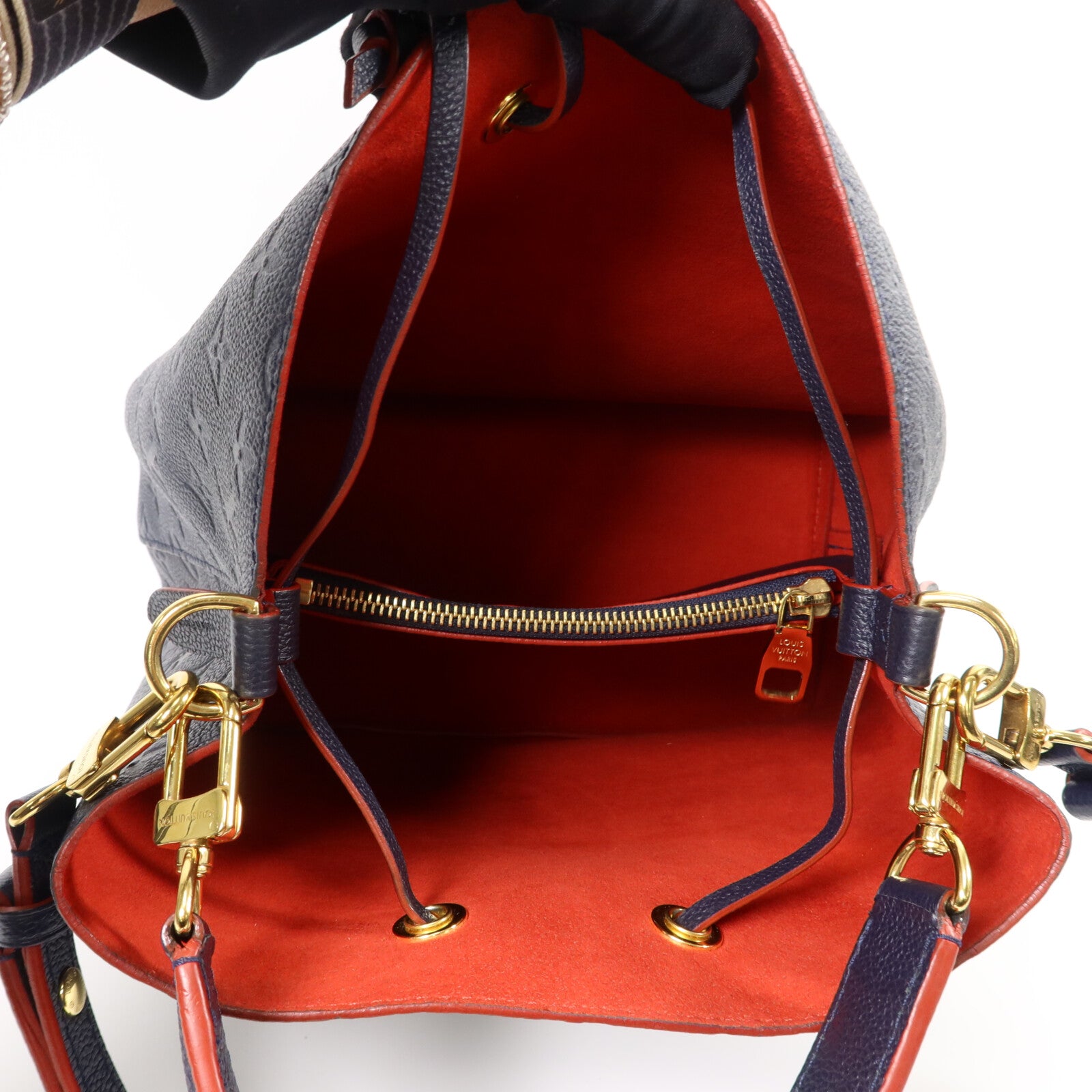 LOUIS VUITTON Monogram Empreinte Neo Noe MM手挽肩背兩用袋