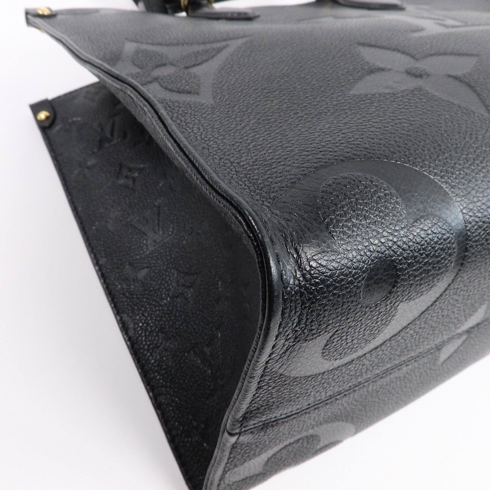 LOUIS VUITTON Monogram Empreinte On The Go MM手挽肩背兩用袋