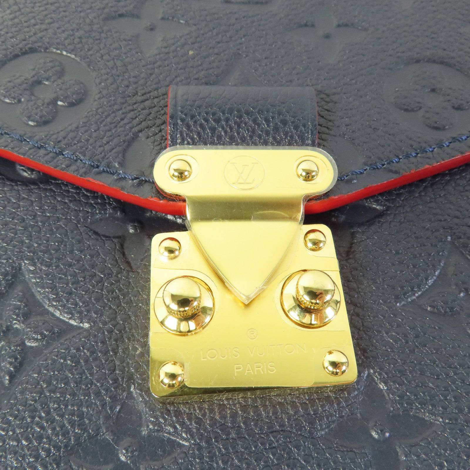 LOUIS VUITTON LV GHW Pochette Metis 2 Way Bag M44071 Monogram Empreinte Navy