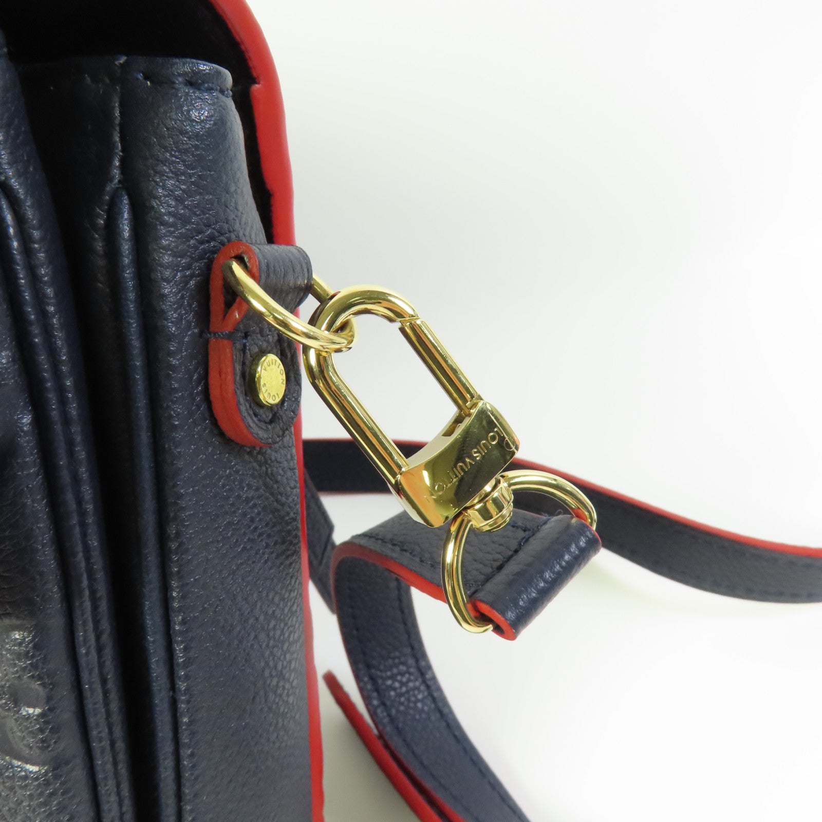 LOUIS VUITTON Monogram Empreinte Pochette Metis金扣手挽肩背兩用袋