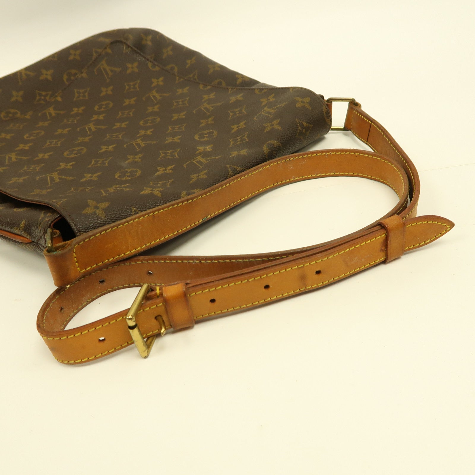LOUIS VUITTON 【激減優惠】Monogram Musette Salsa GM金扣肩背袋啡色