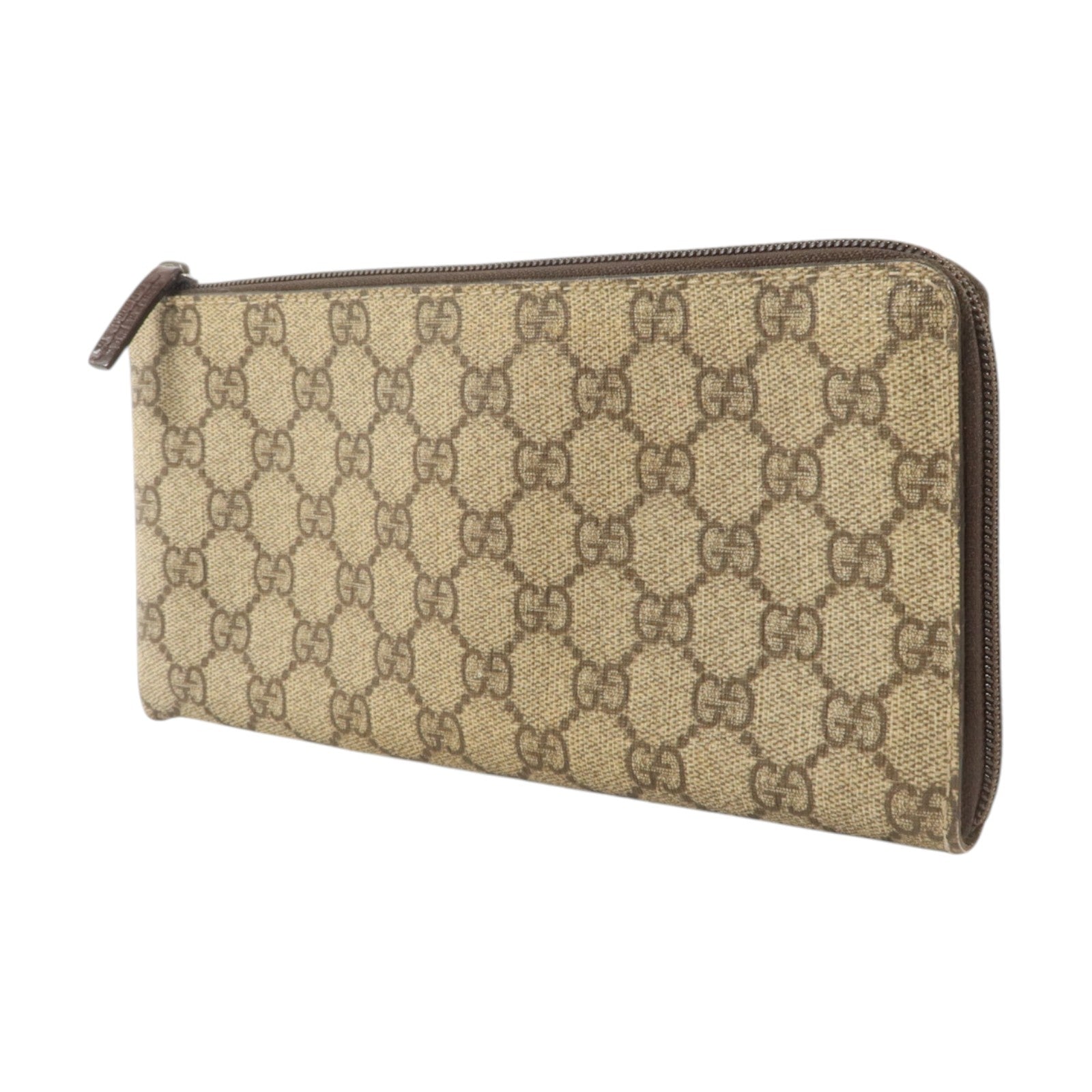 GUCCI 塗層帆布Long Zip Pouch小袋