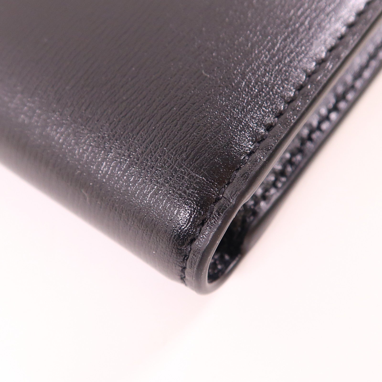 SAINT LAURENT 【激減優惠】牛皮皮革Tiny Monogram Wallet金扣錢包