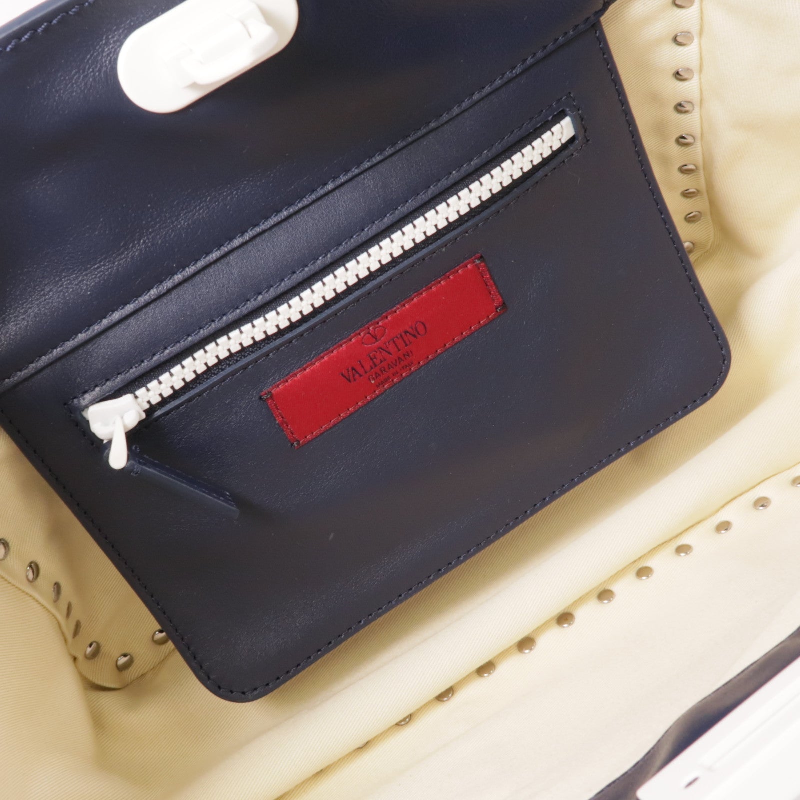 Valentino 牛皮皮革2 Way Shoulder Bag手挽肩背兩用袋