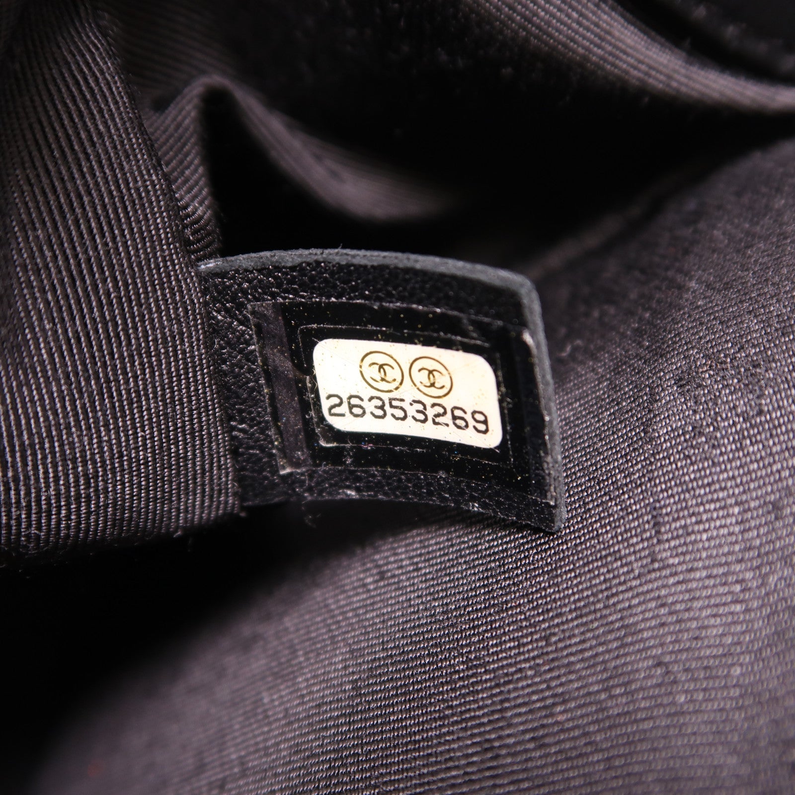 CHANEL 羊皮皮革Boy 25銀扣鏈帶肩背袋