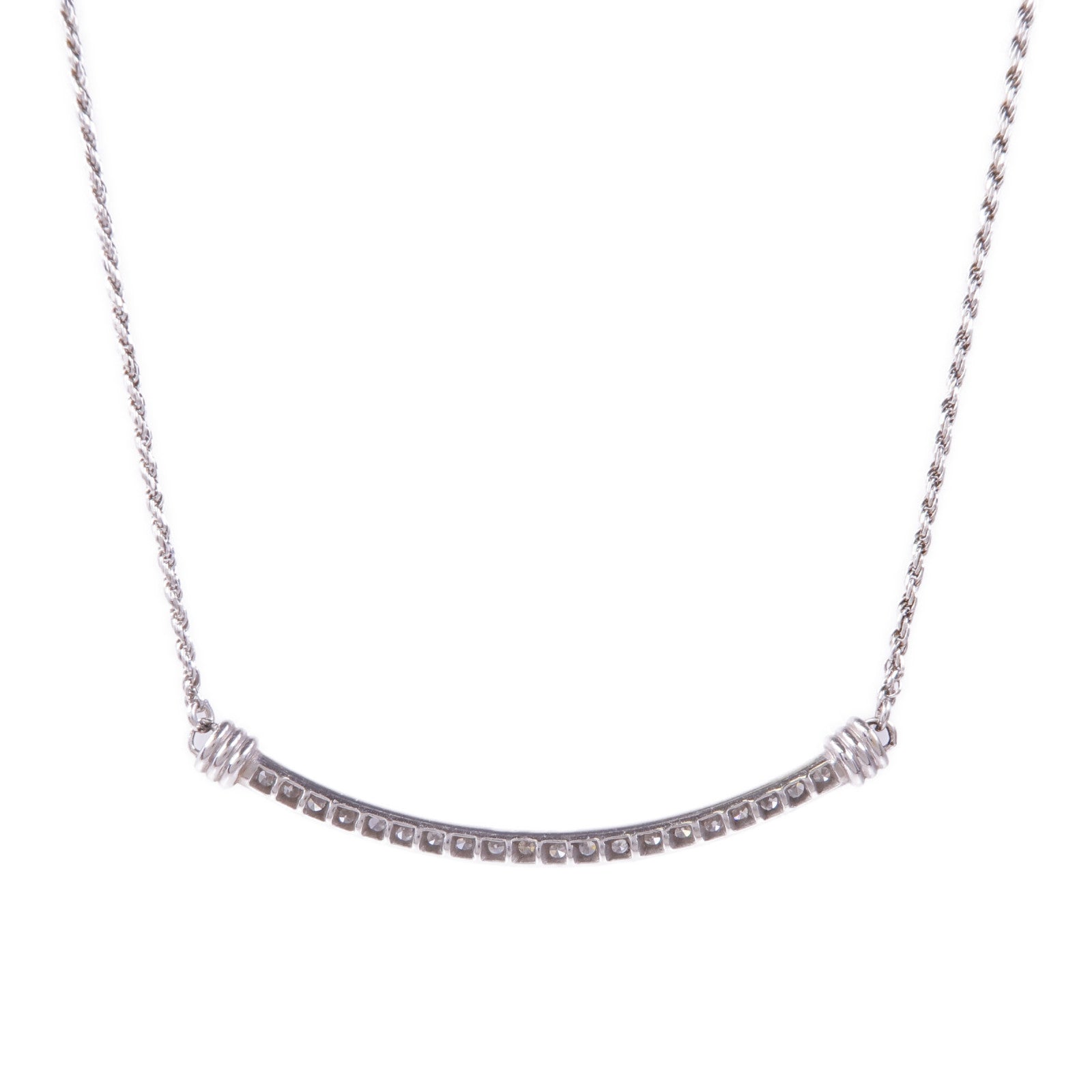 JEWELRY 【激減優惠】9K/18K白金Diamond Necklace鑽石項鍊