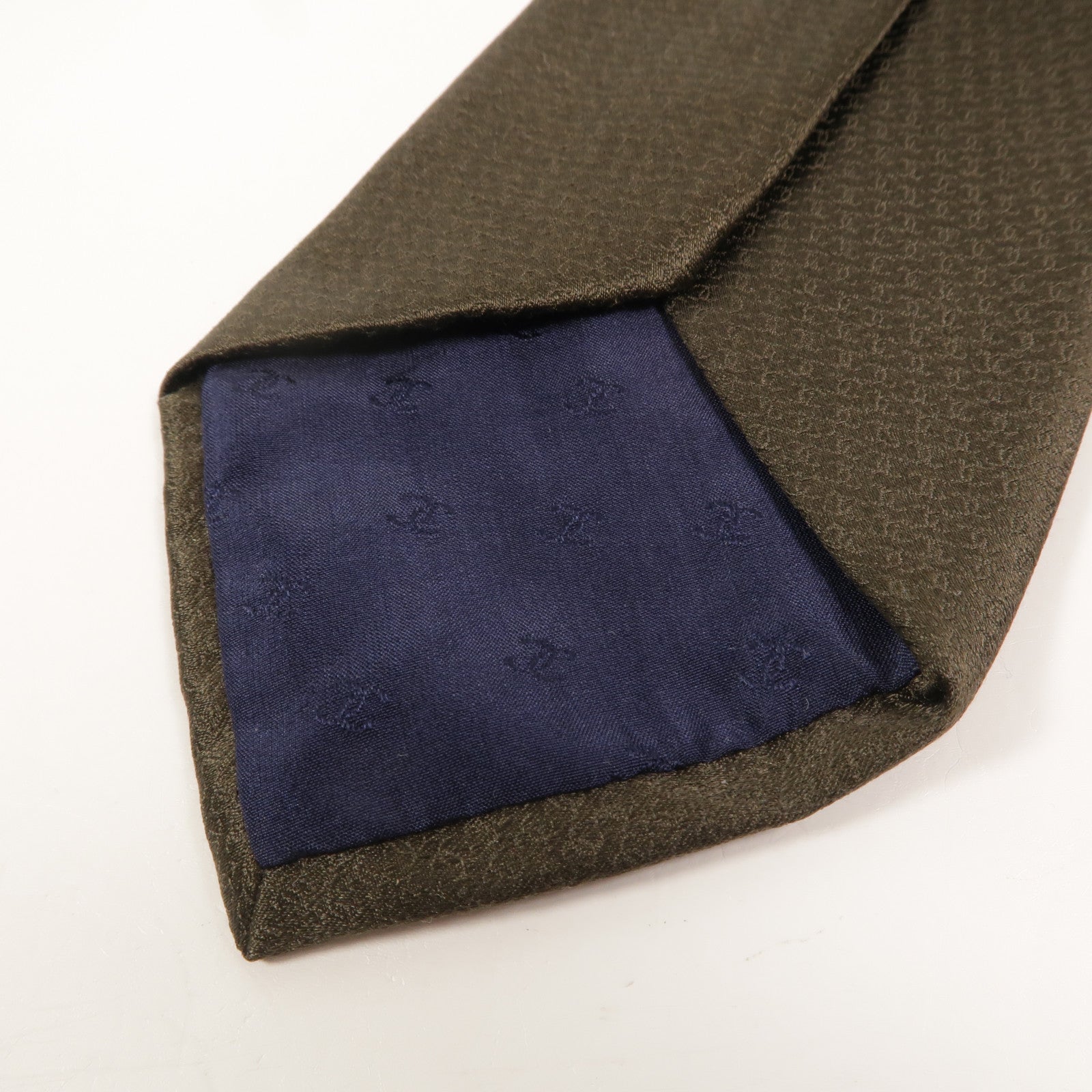 CHANEL 絲質Geometric Motif Silk Jacquard Tie領帶