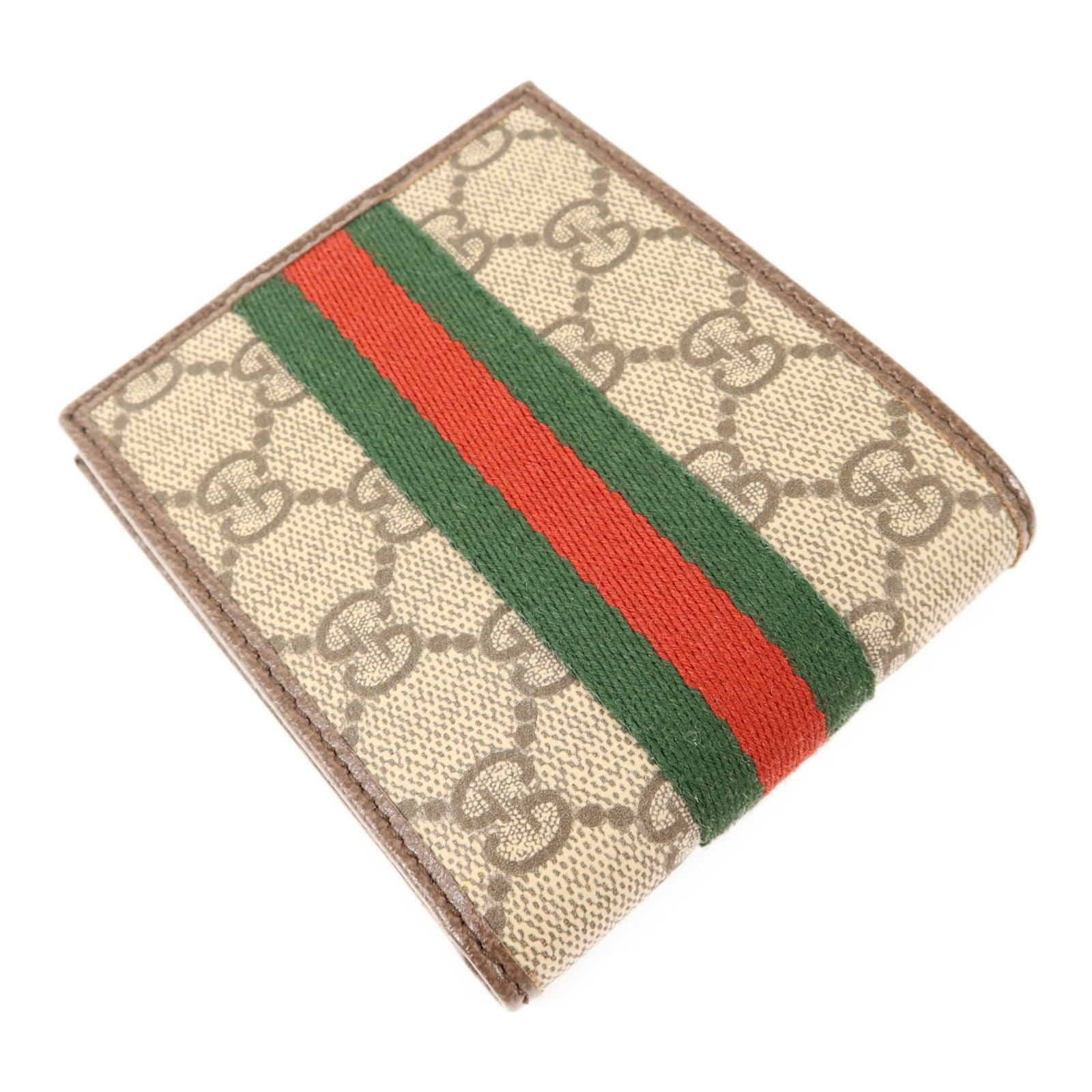GUCCI 塗層帆布Ophidia Bifold Wallet金扣錢包