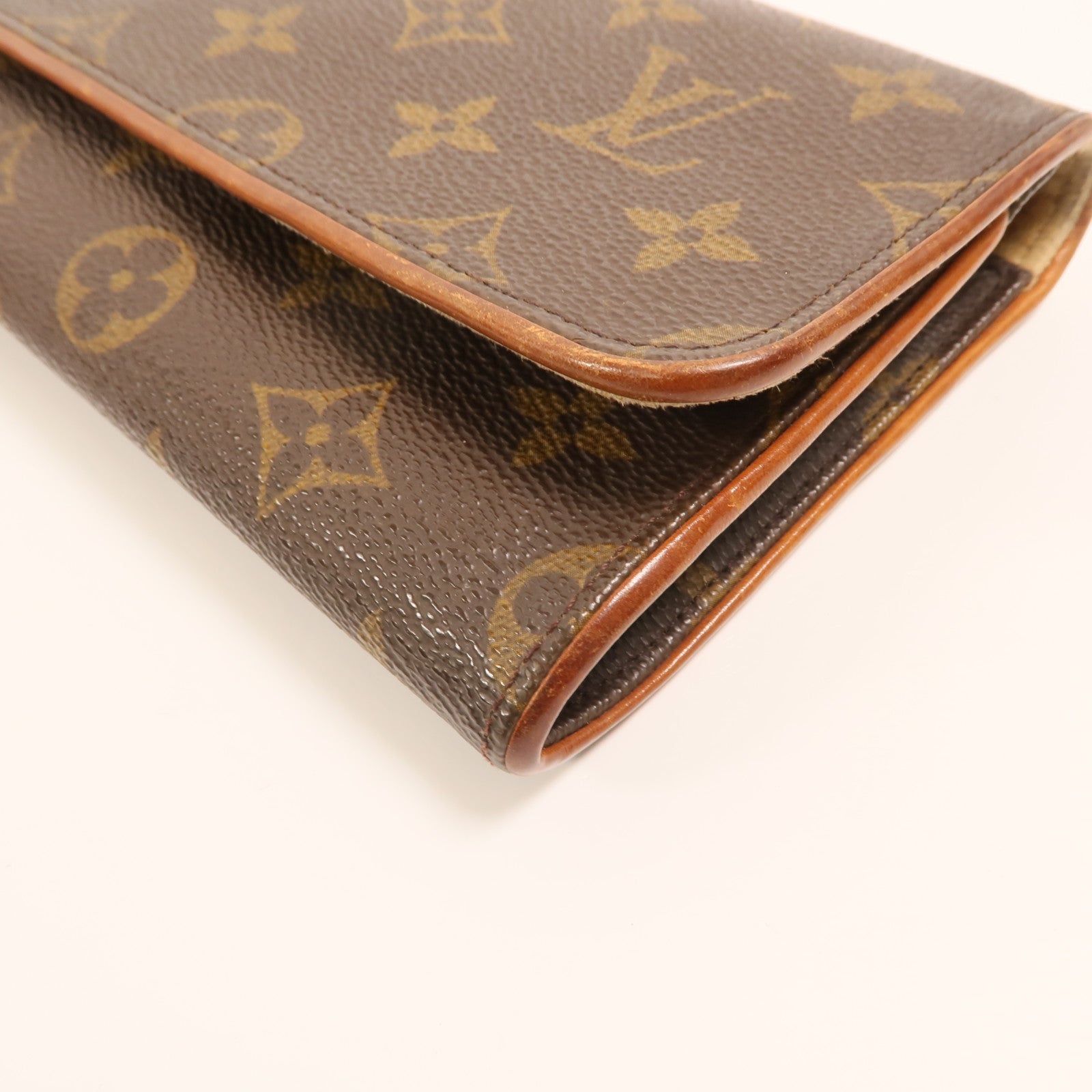 LOUIS VUITTON Monogram Pochette Twin GM金扣肩背袋