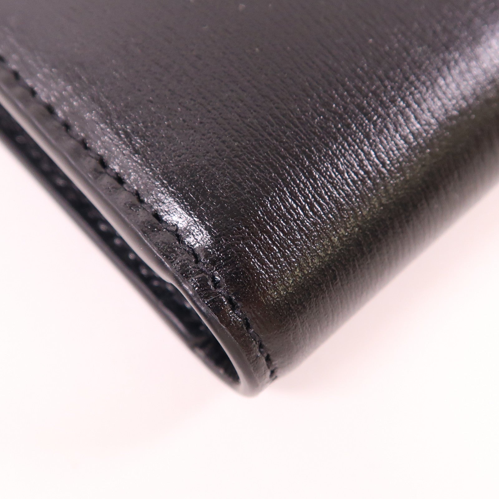 SAINT LAURENT 牛皮皮革Tiny Monogram Wallet金扣錢包