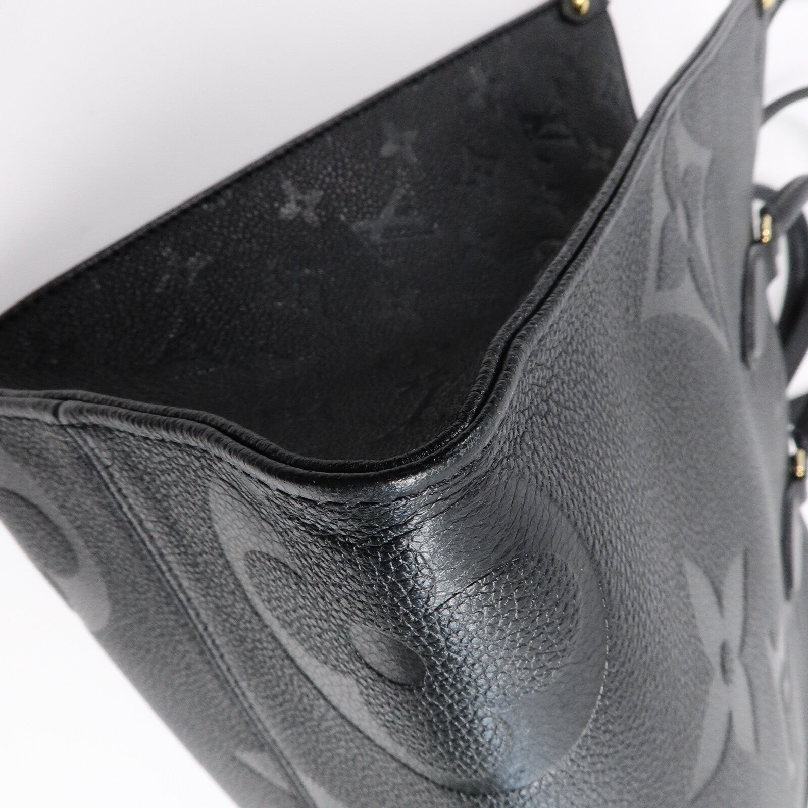 LOUIS VUITTON Monogram Empreinte On The Go MM手挽肩背兩用袋