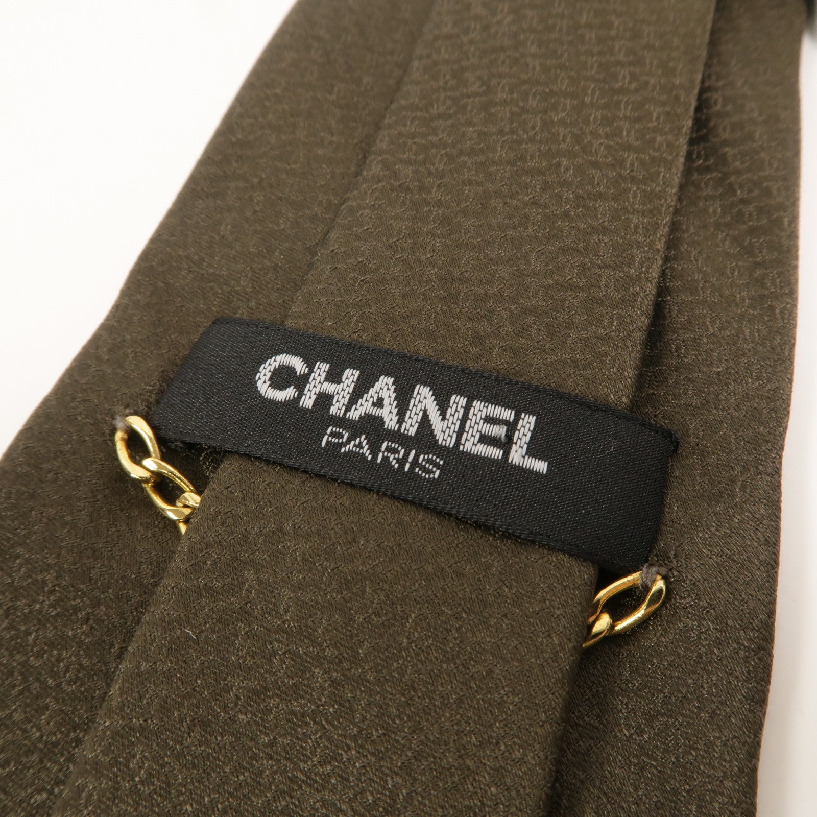 CHANEL 絲質Geometric Motif Silk Jacquard Tie領帶