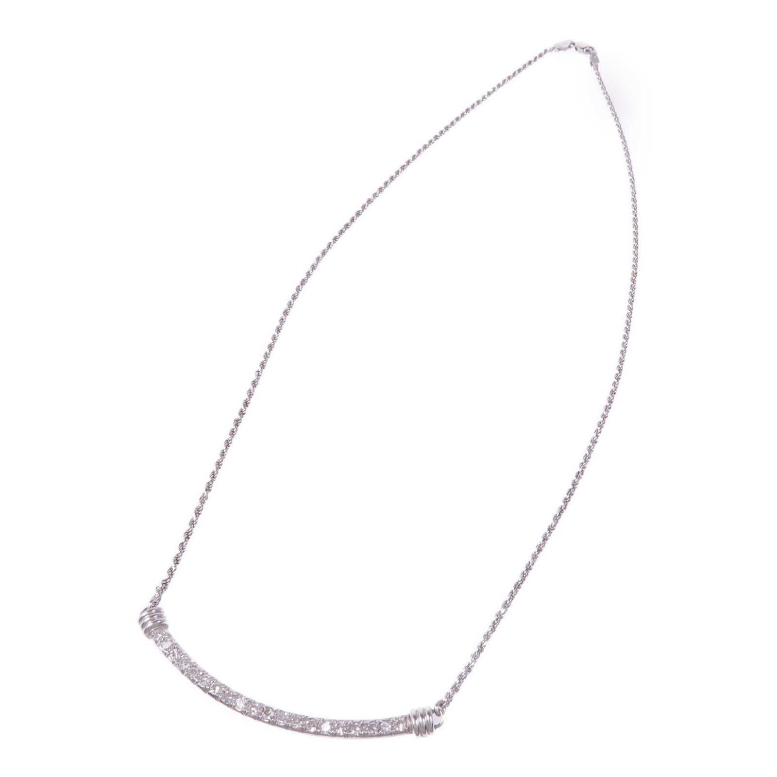 JEWELRY 【激減優惠】9K/18K白金Diamond Necklace鑽石項鍊