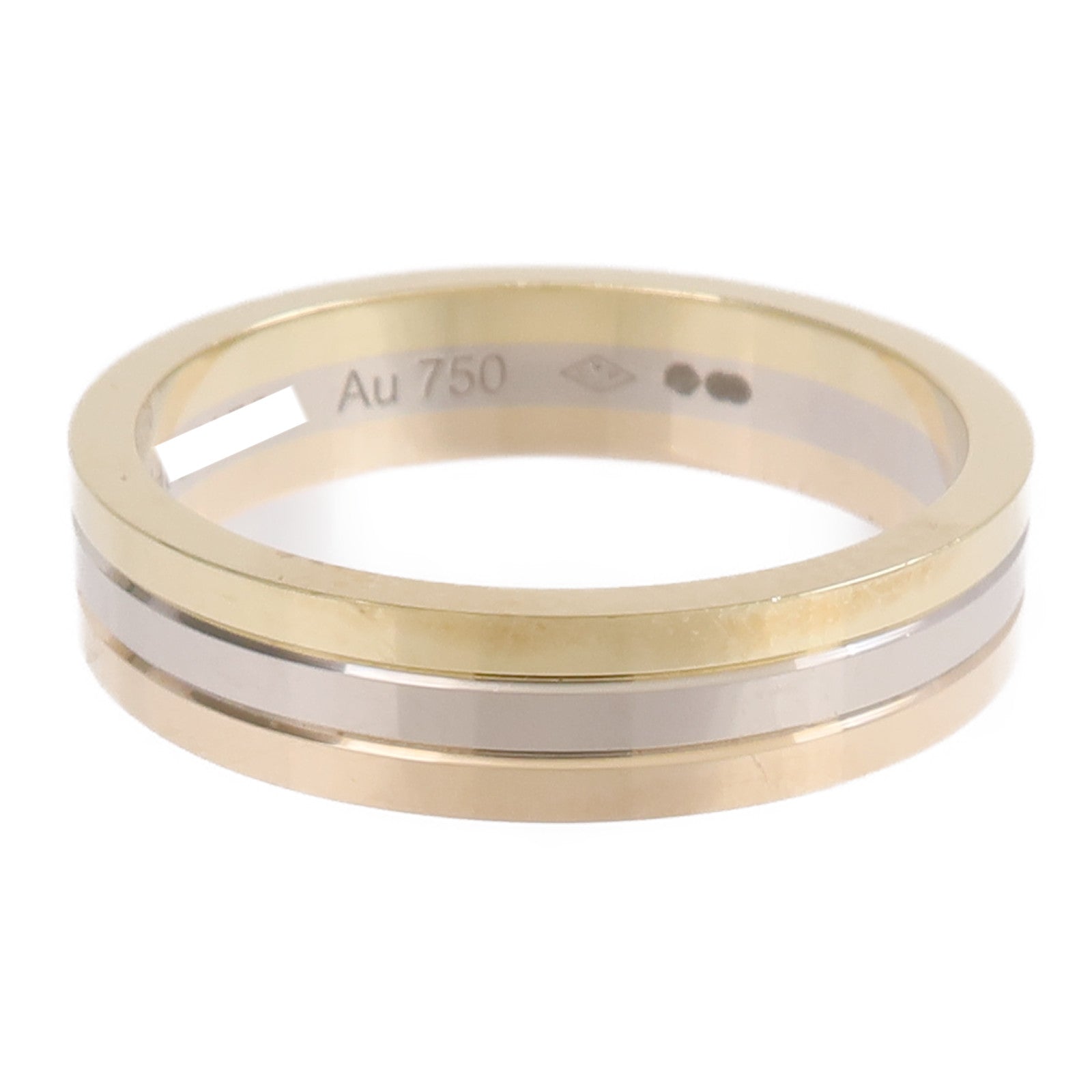 CARTIER 18K黃金/白金/玫瑰金Vendome Louis Ring鑽石戒指Cartier#59/US#10.5