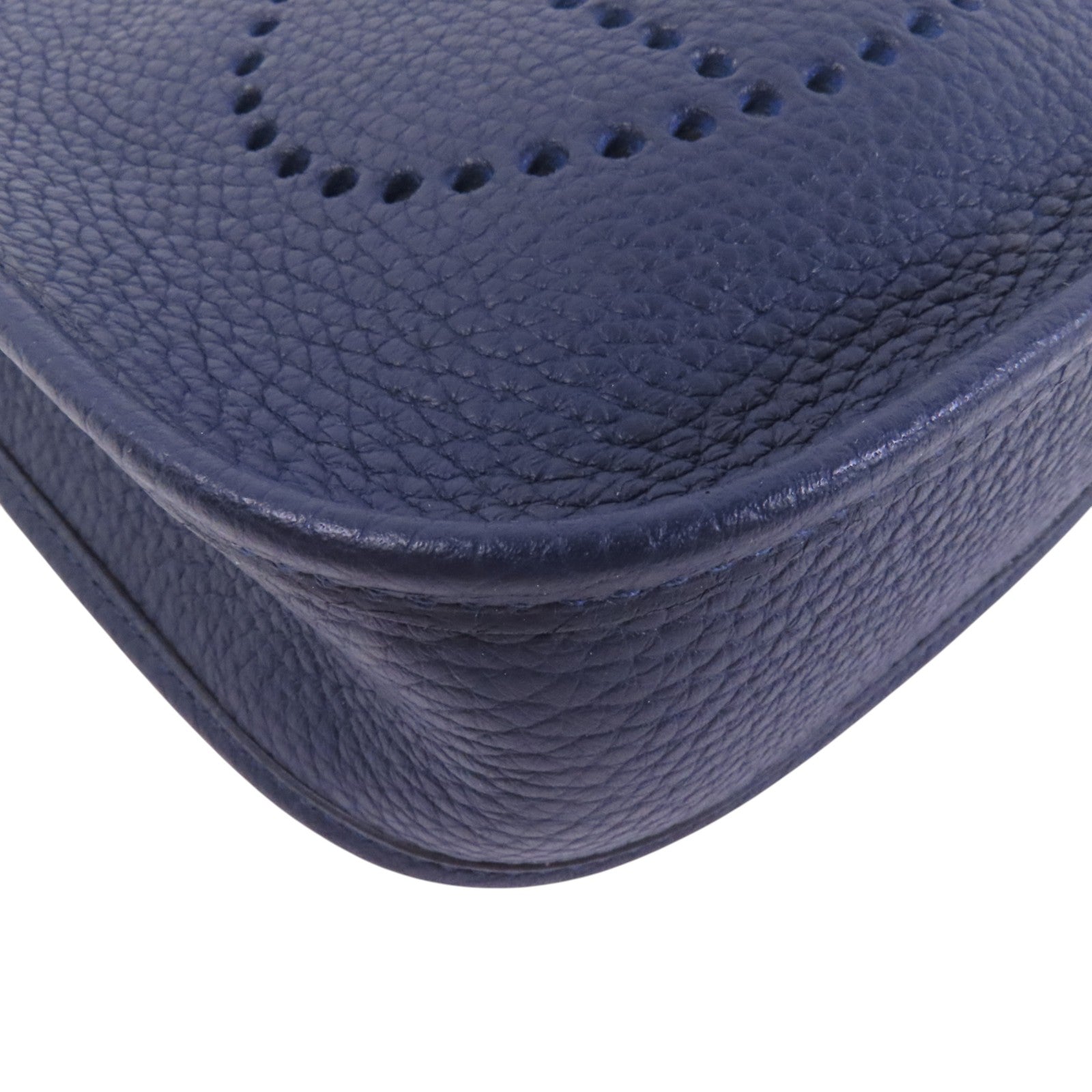 HERMES Clemence皮革Evelyne TPM銀扣肩背袋