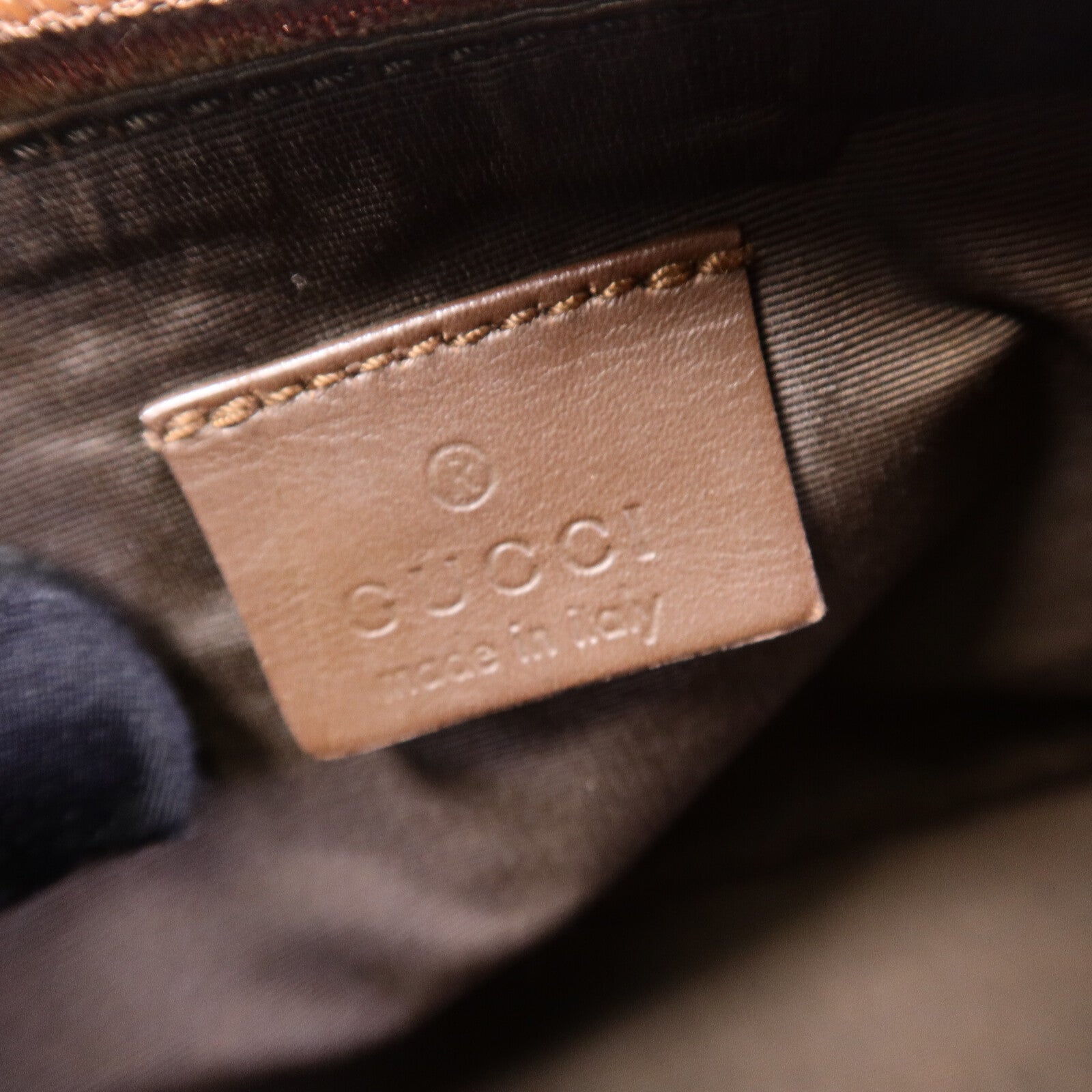 GUCCI 帆布Shoulder Pouch肩背袋