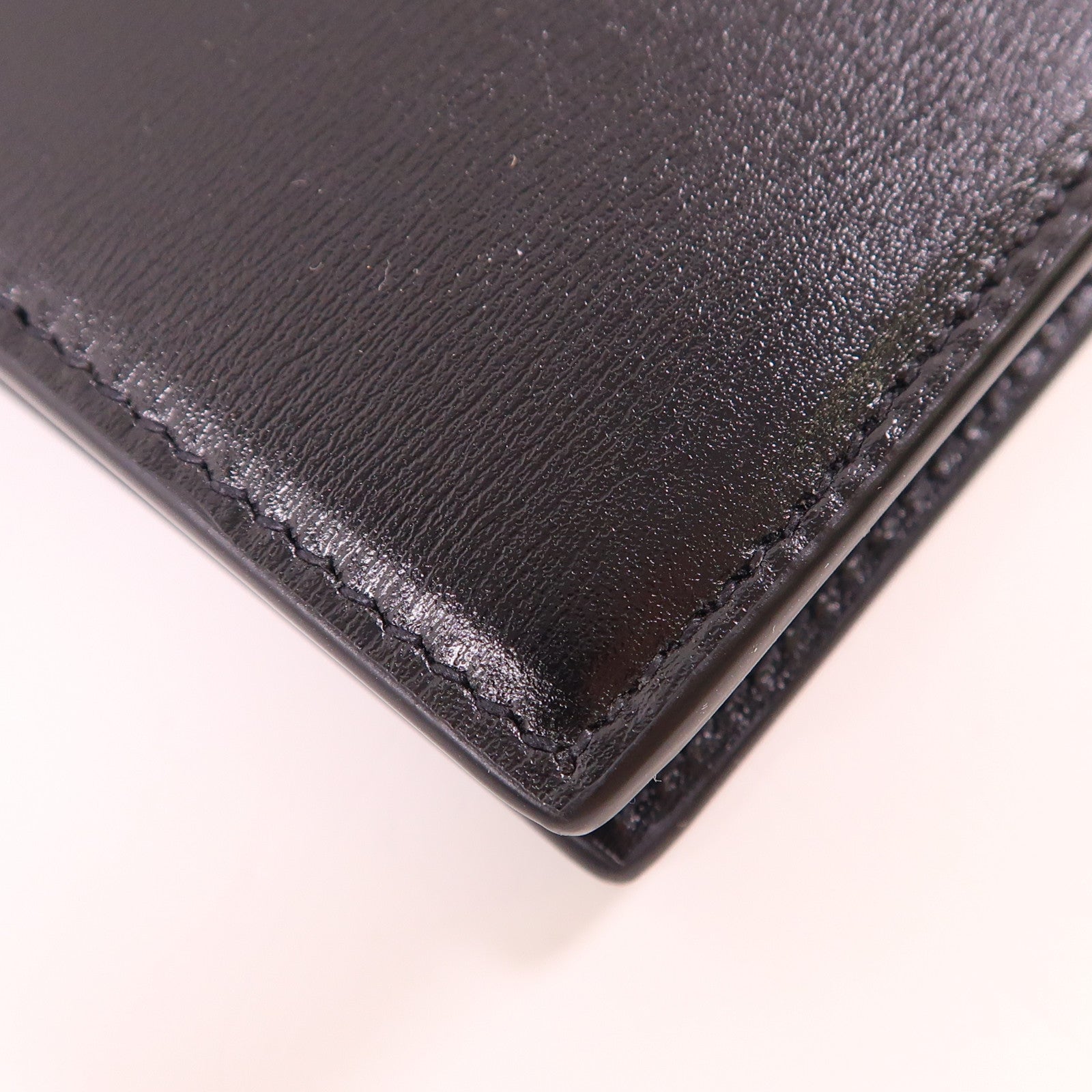 SAINT LAURENT 【激減優惠】牛皮皮革Tiny Monogram Wallet金扣錢包